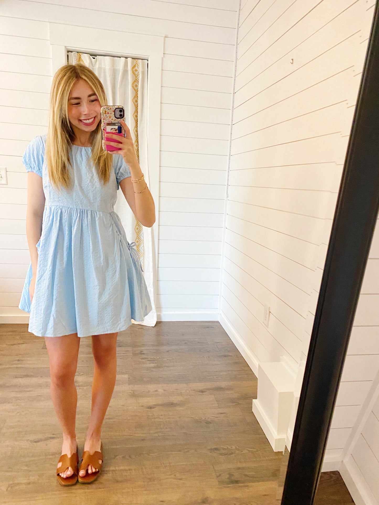 Blue Babydoll Dress