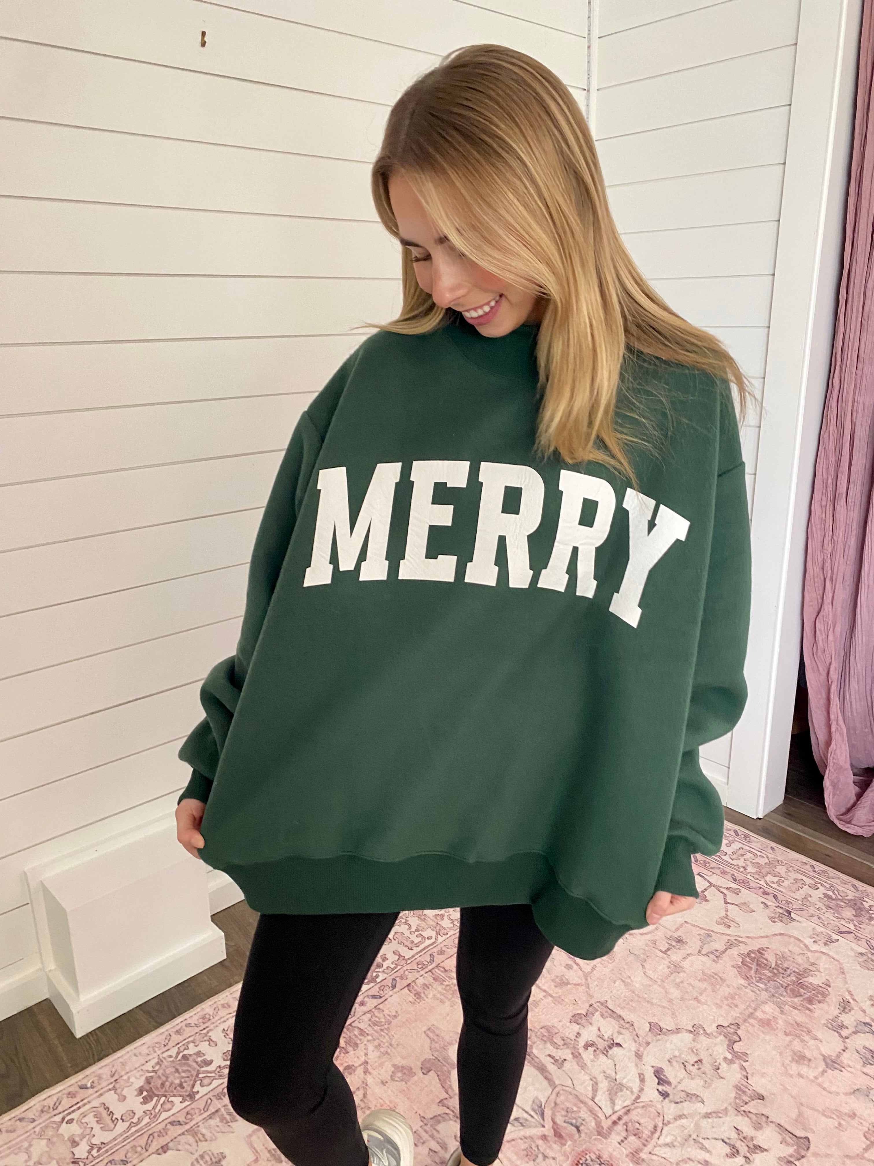 Christmas Reversible Mockneck