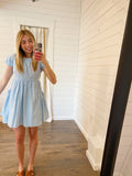 Blue Babydoll Dress