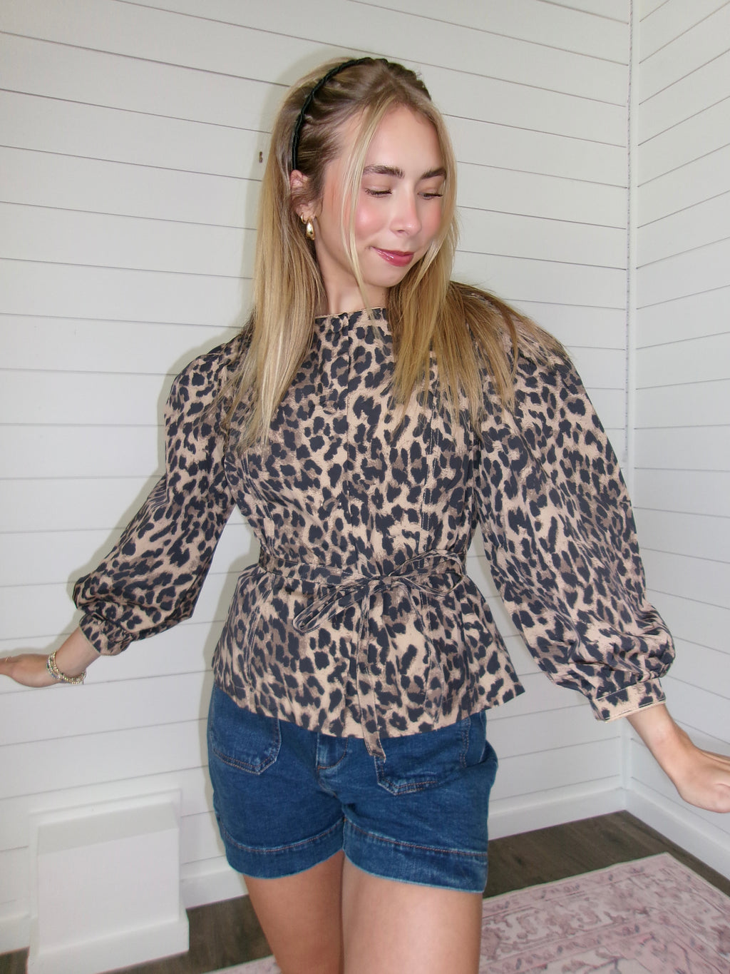 Julie Leopard Shirt