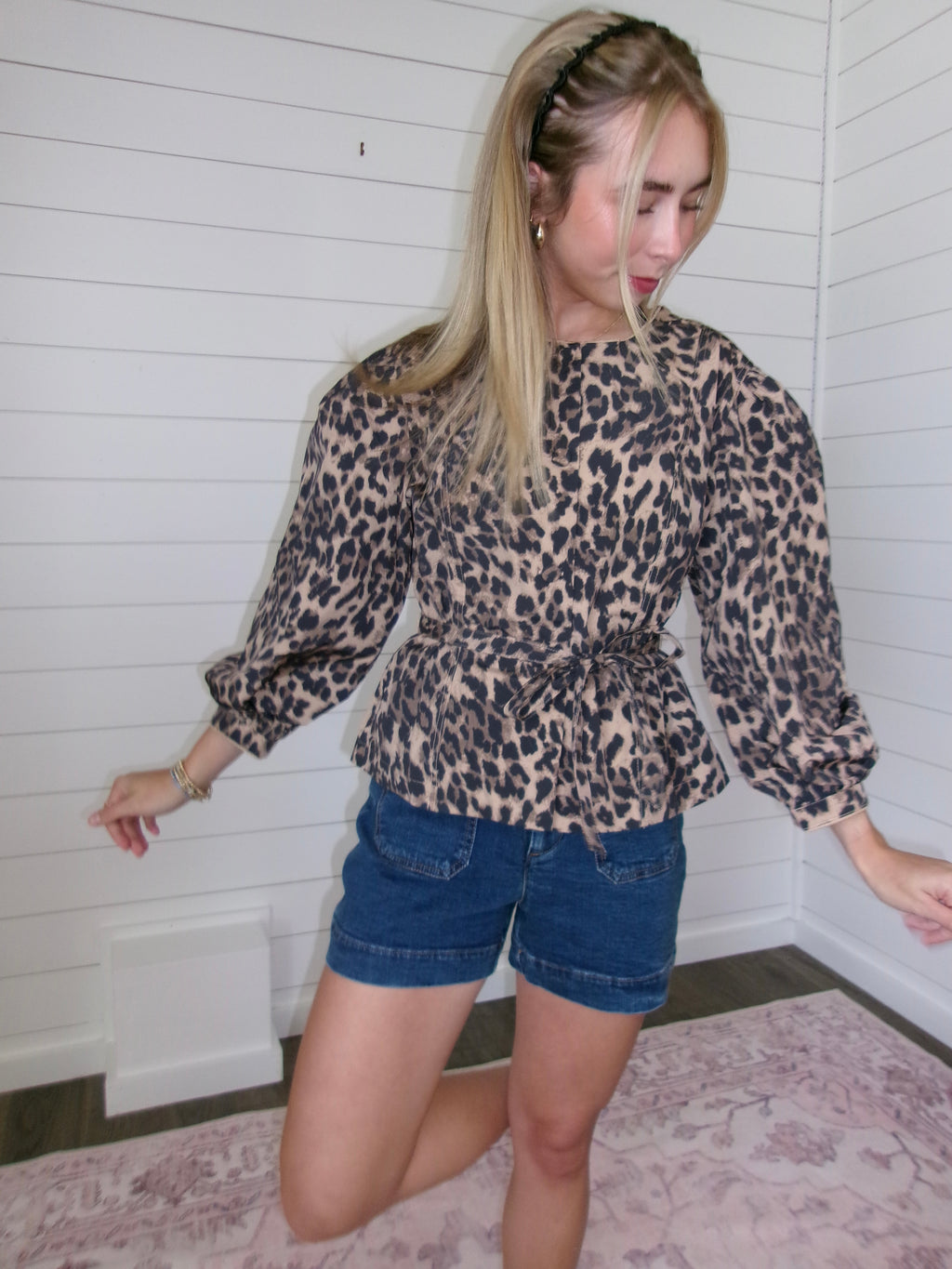 Julie Leopard Shirt