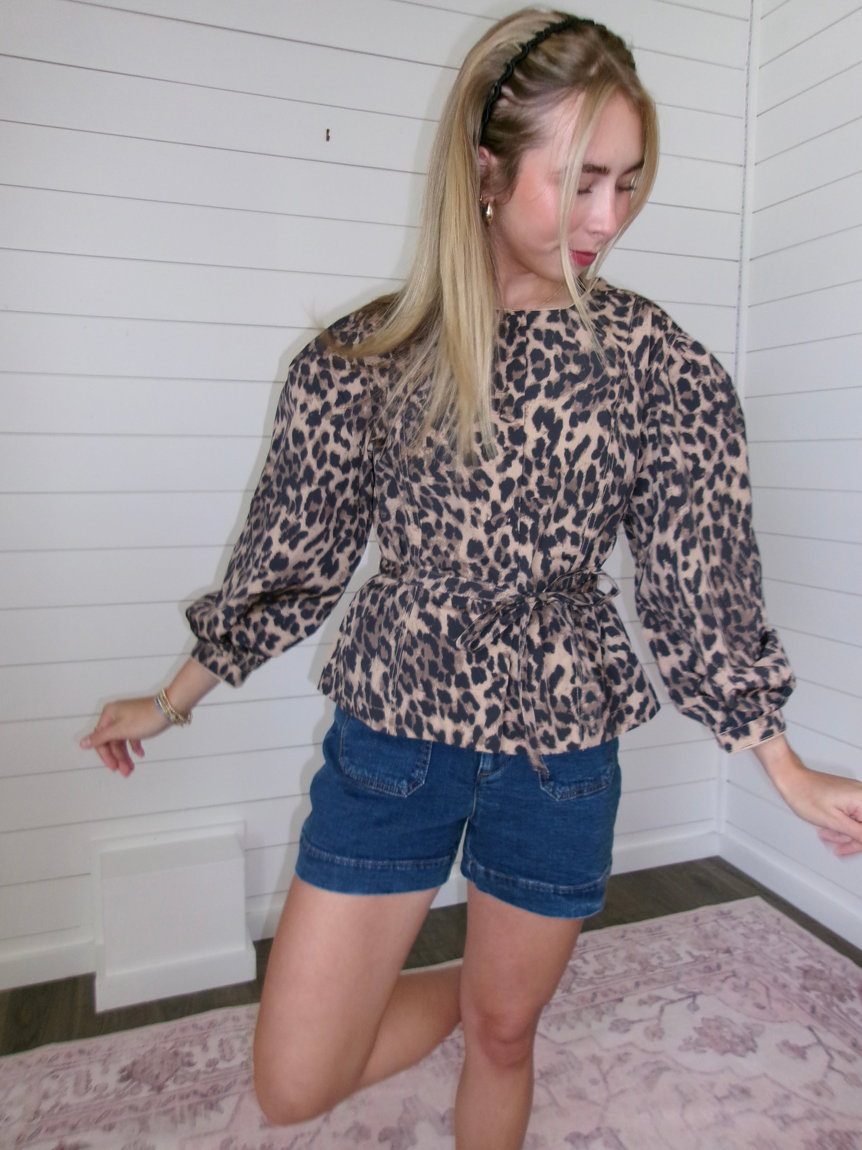 Julie Leopard Shirt