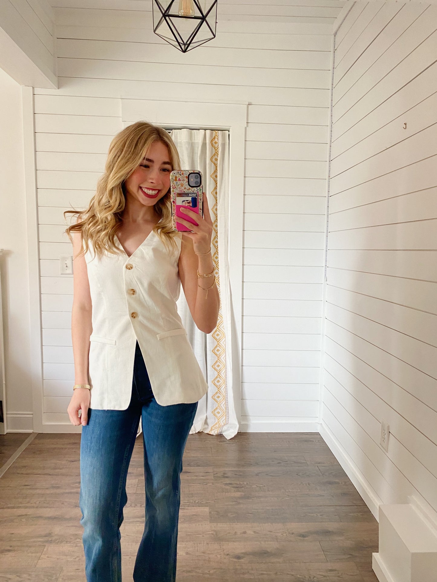 Linen Vest Top