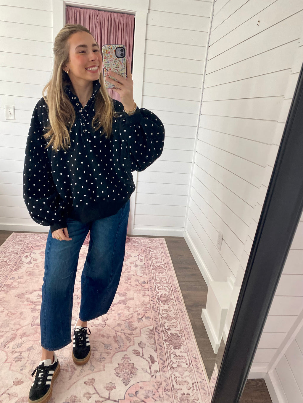 Polka Dot Pullover