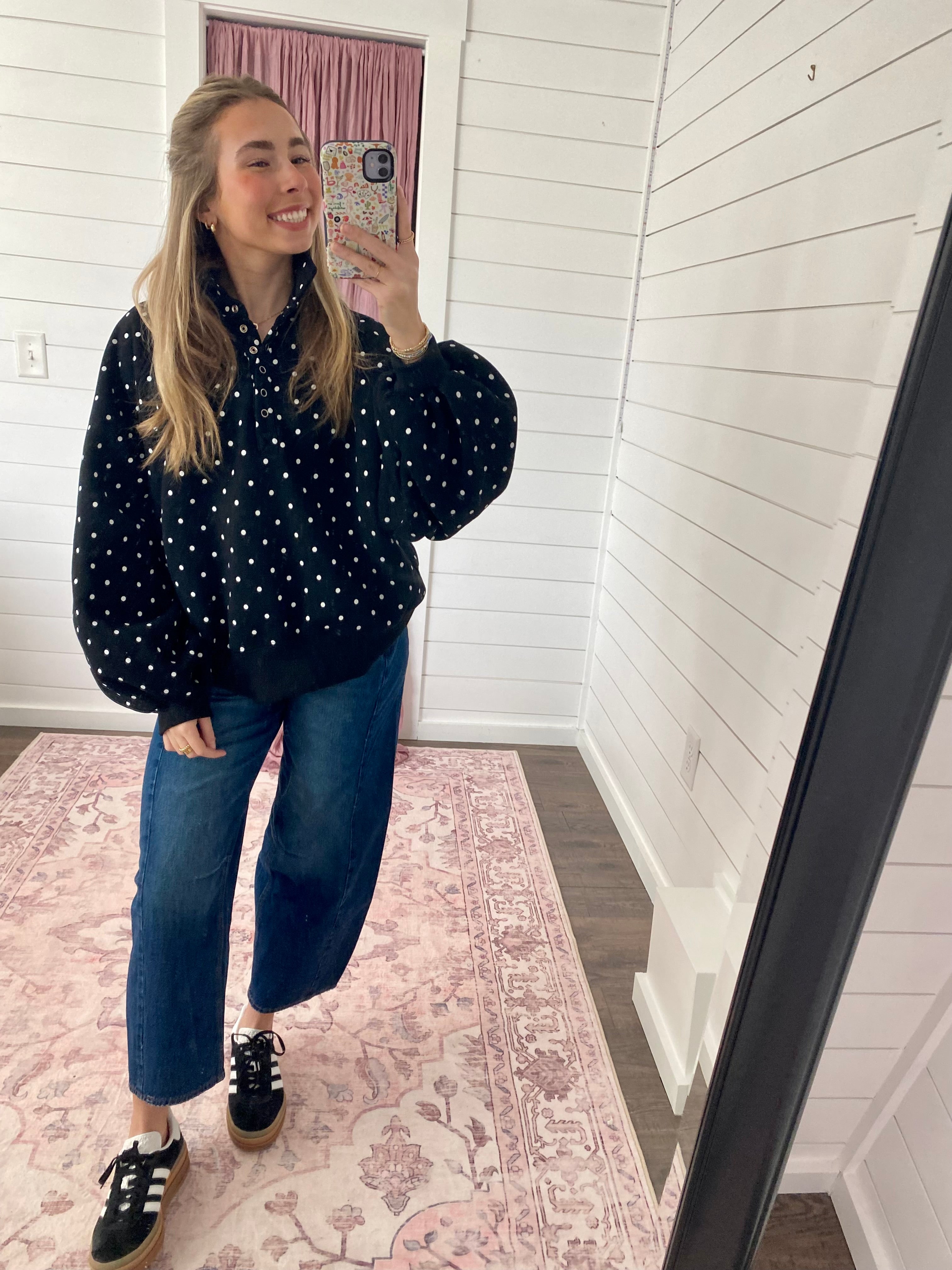Polka Dot Pullover