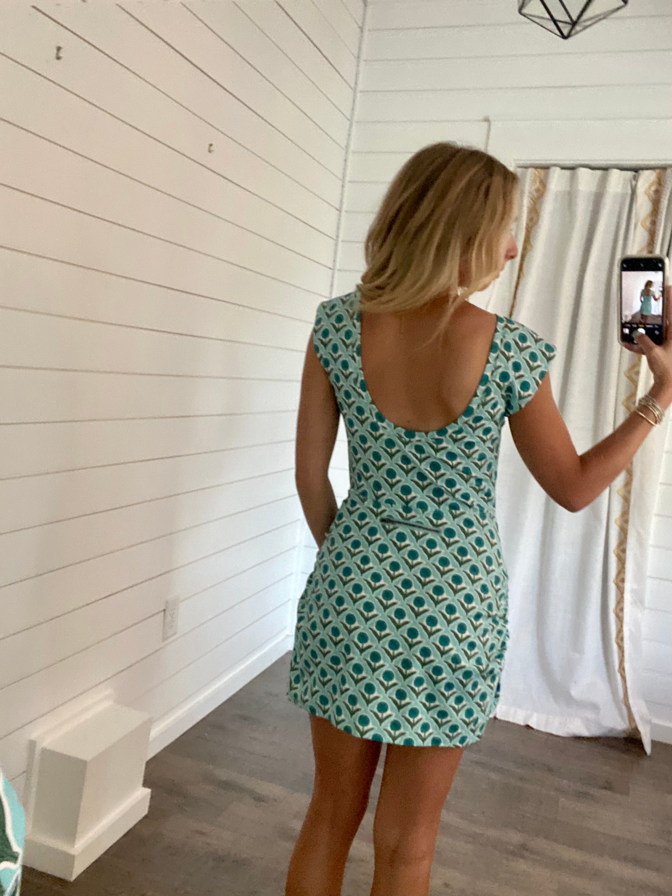 Retro Wrap Active Dress