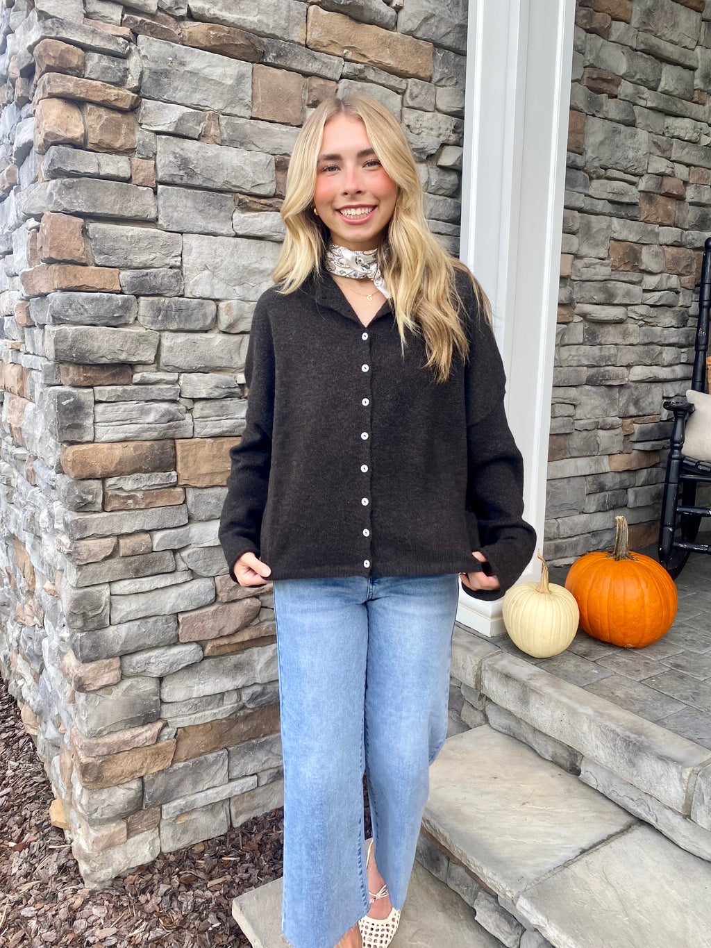 Chocolate Piper Cardigan