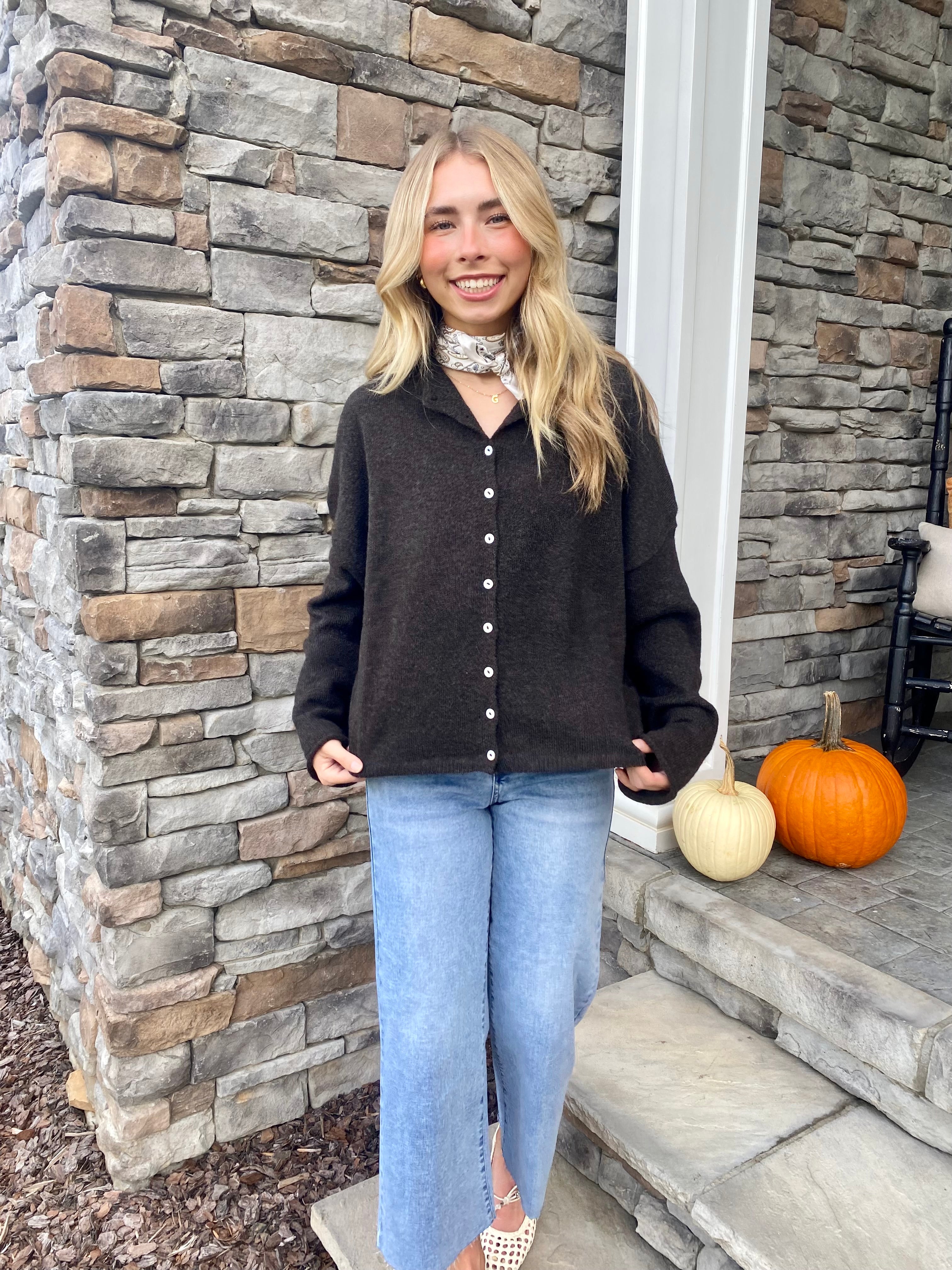 Chocolate Piper Cardigan