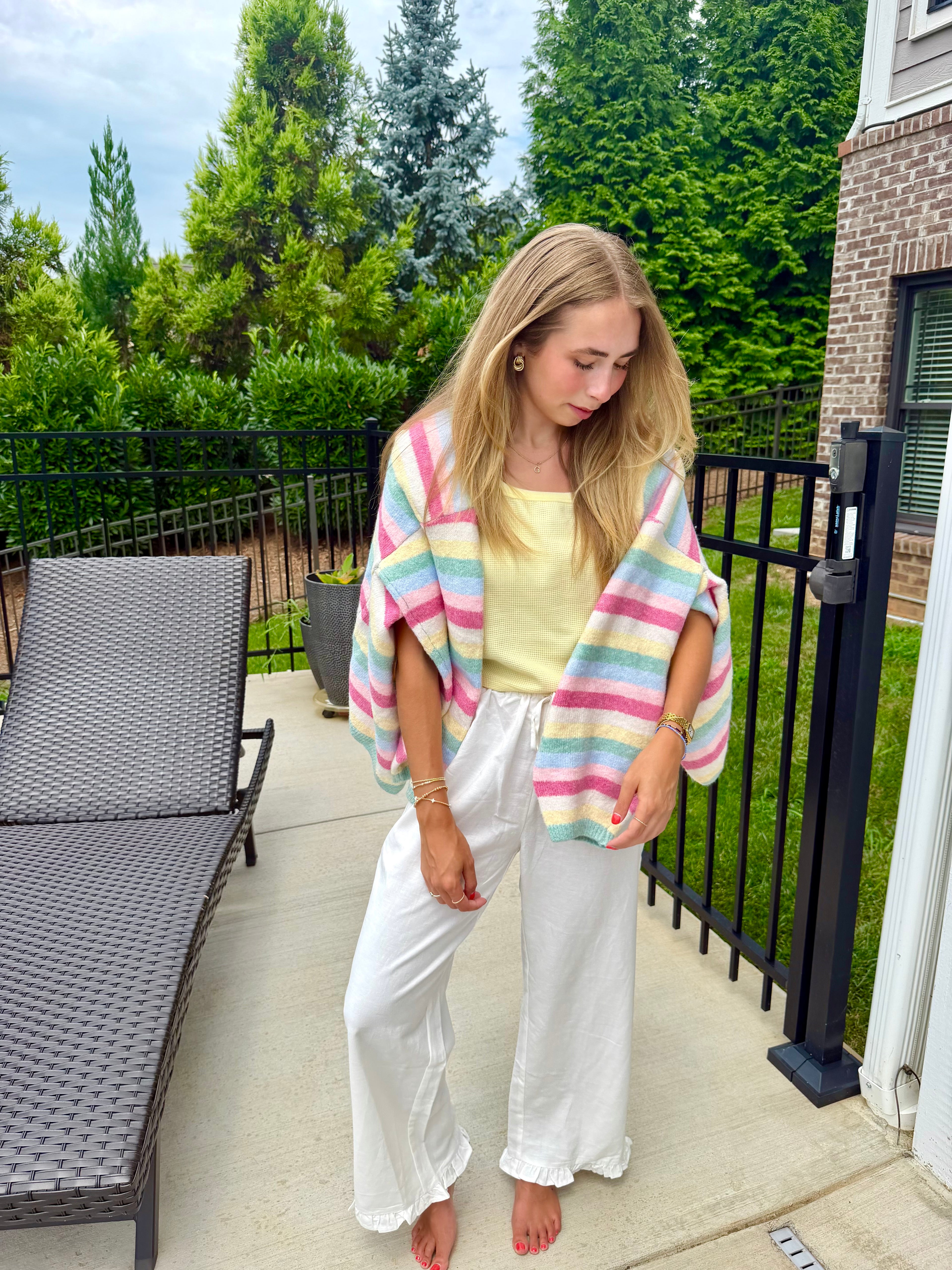 Sunshine Stripes Cardigan