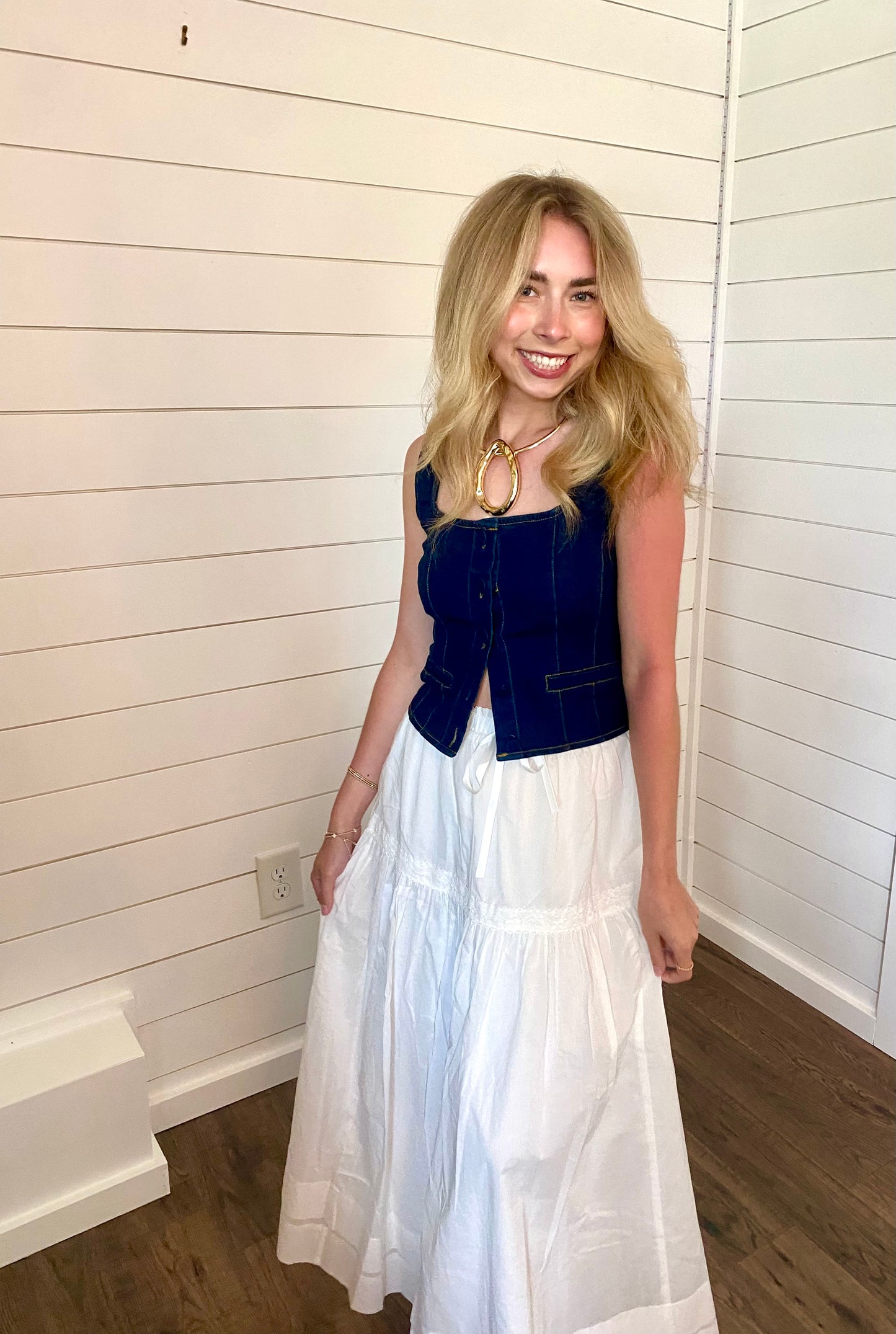 Darling Denim Top