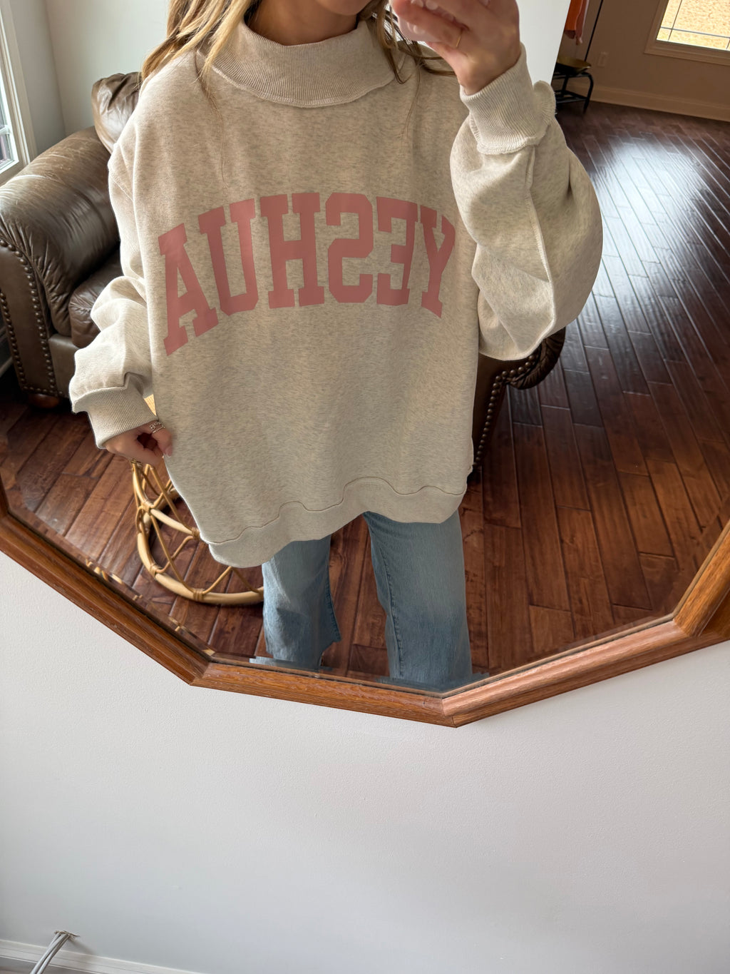 Yeshua + YHWH Reversible Mockneck
