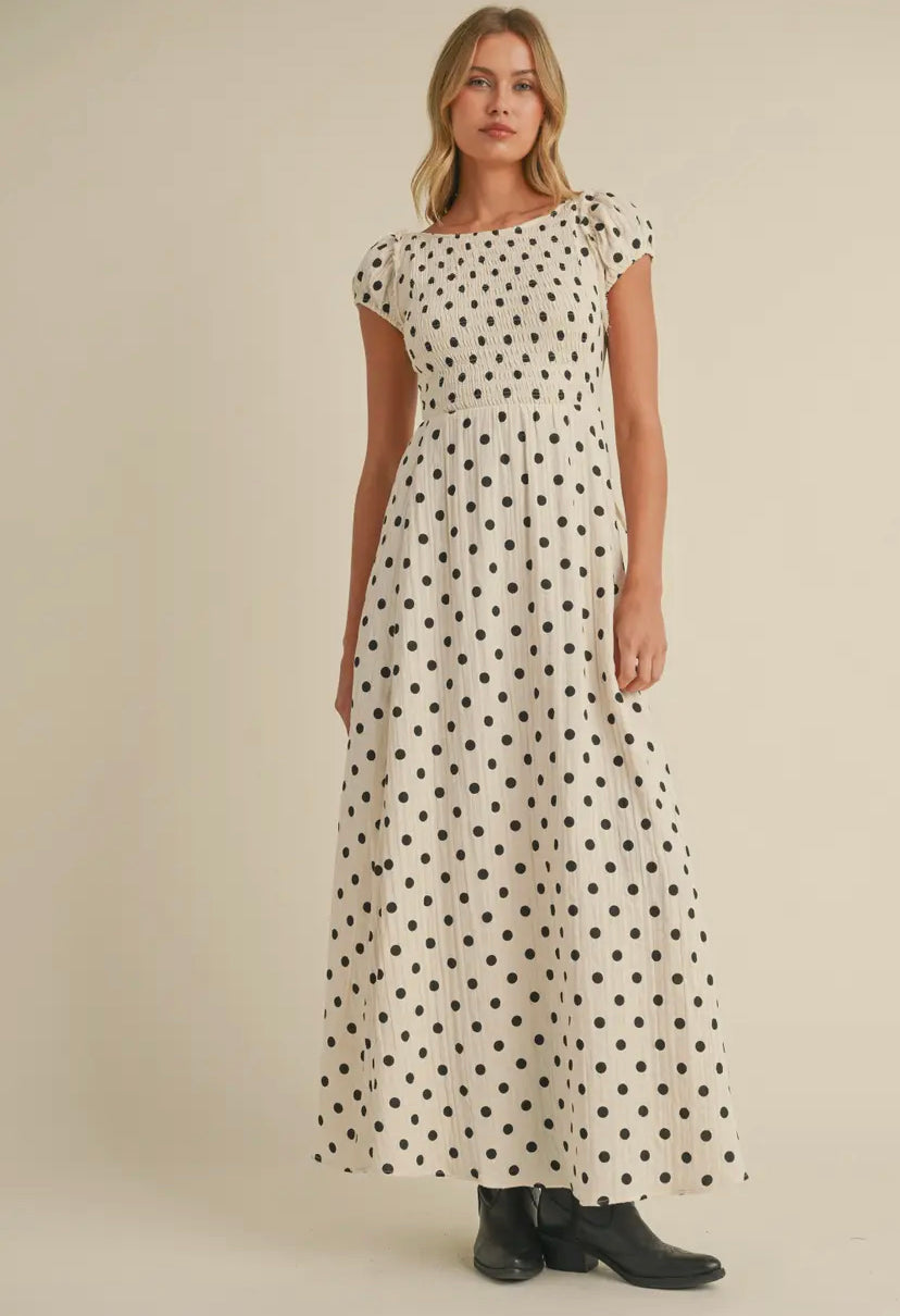 Perfect Polka Dot Maxi Dress