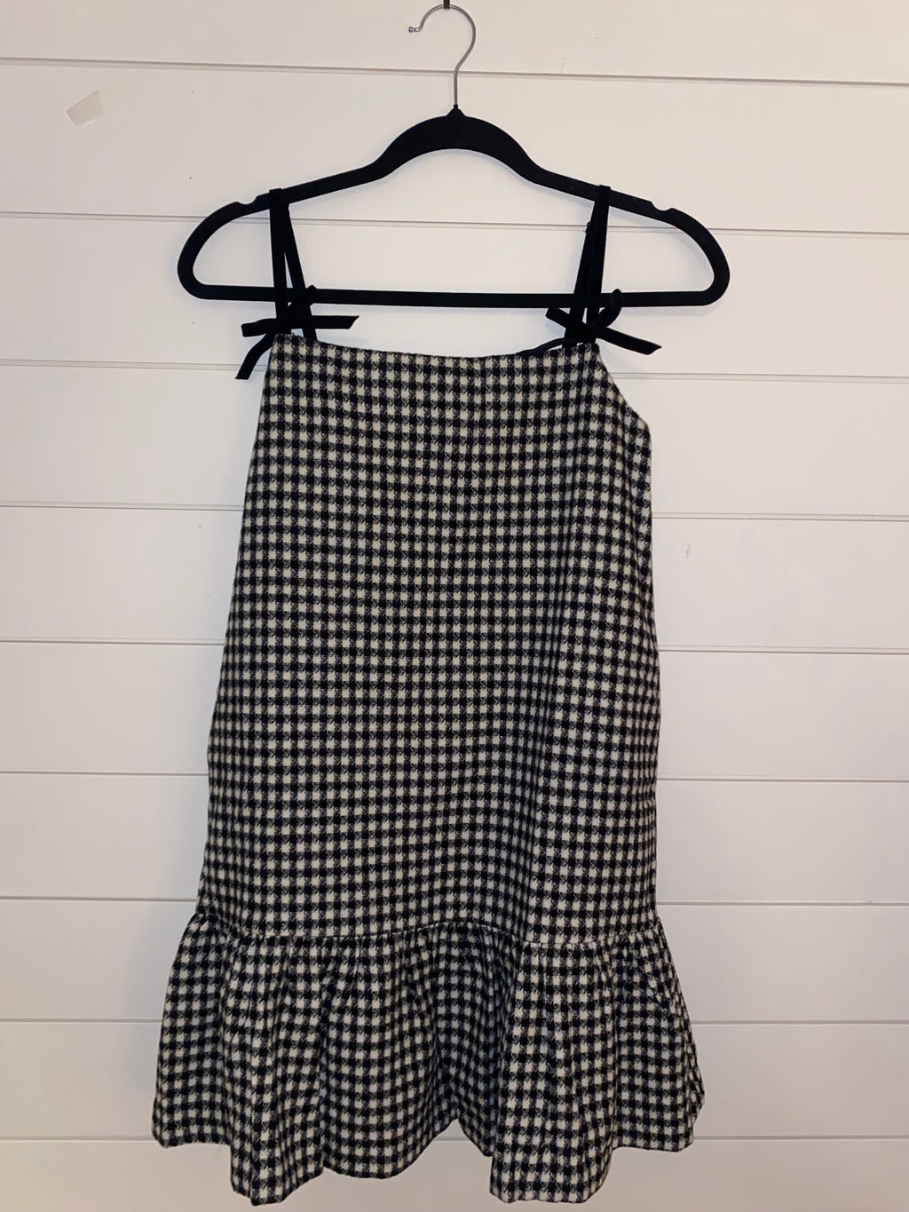 Ribbons and Ruffles Plaid Dress