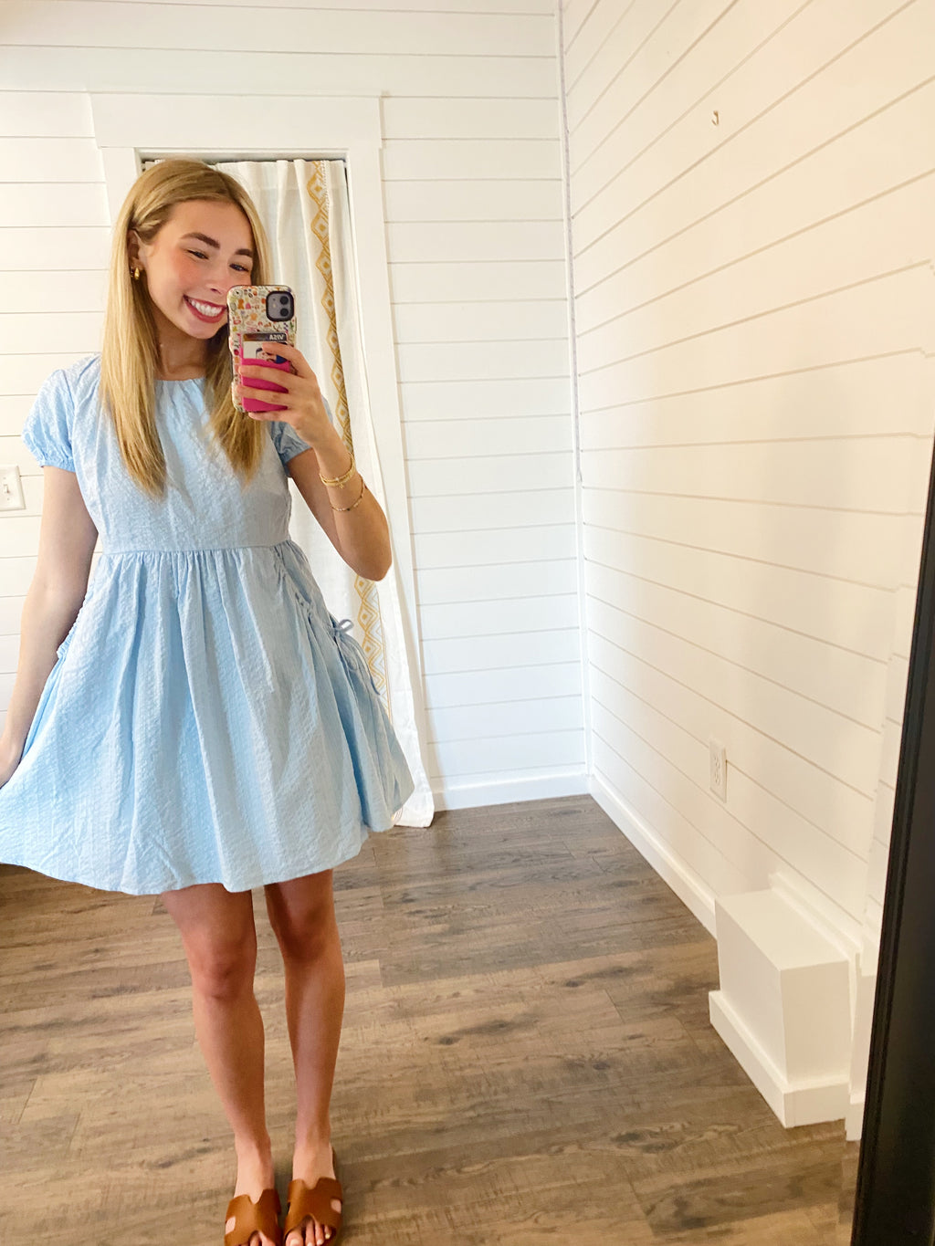Blue Babydoll Dress