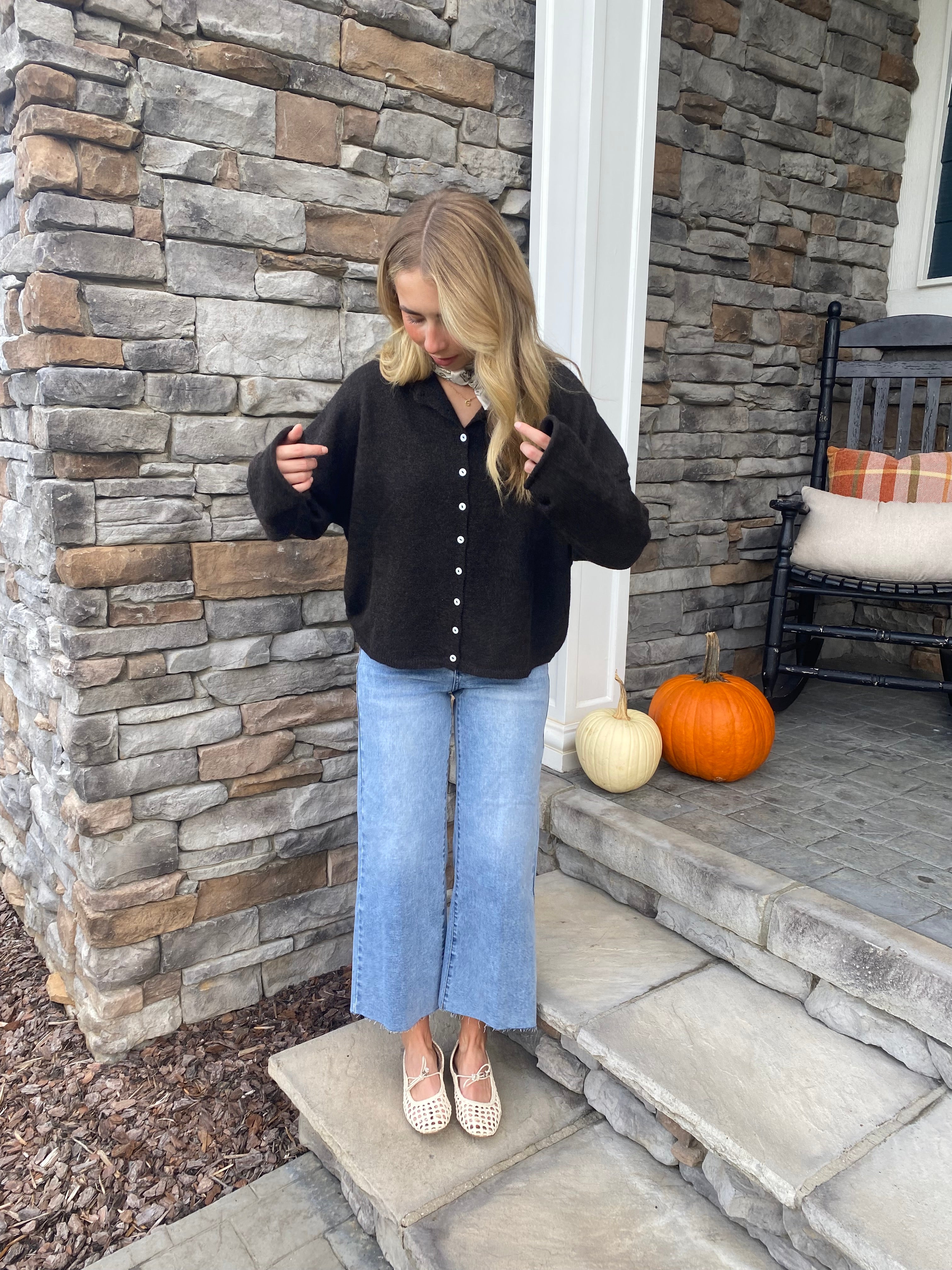 Chocolate Piper Cardigan