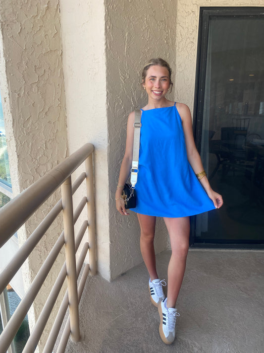 Ocean Blue Romper