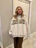Jesus Saves Reversible Mockneck