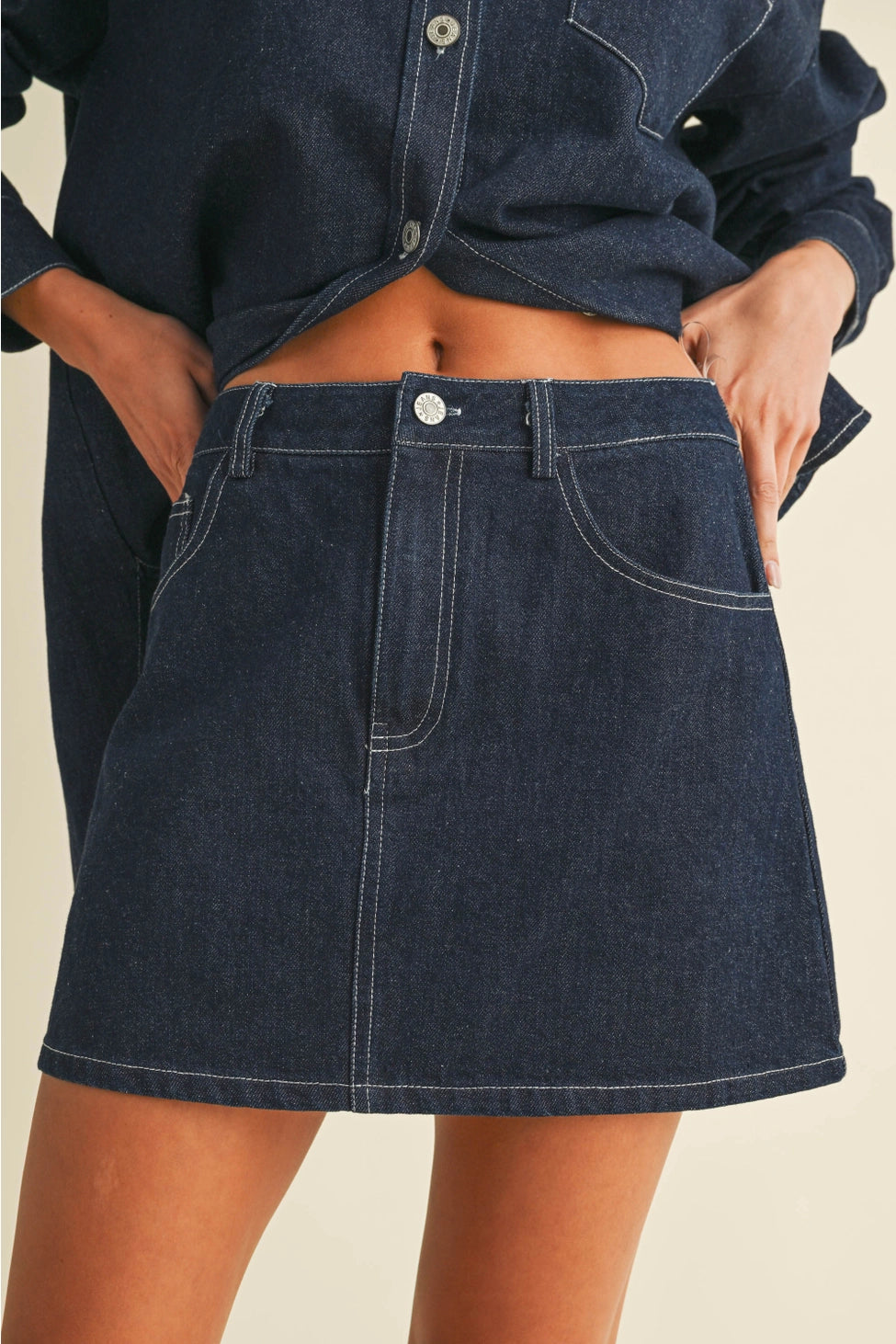 Darling Denim Matching Set