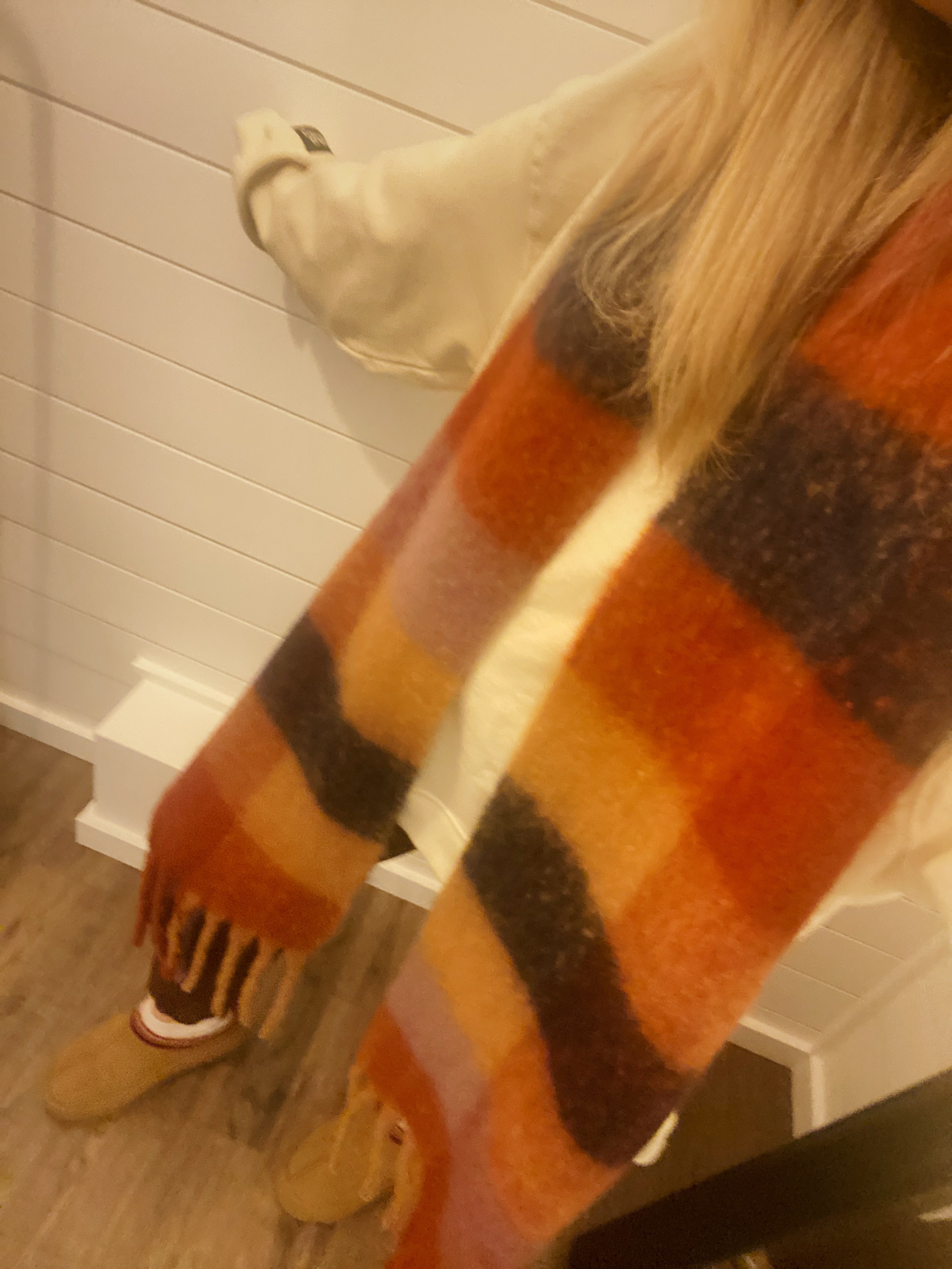 Red Berry Oversized Scarf