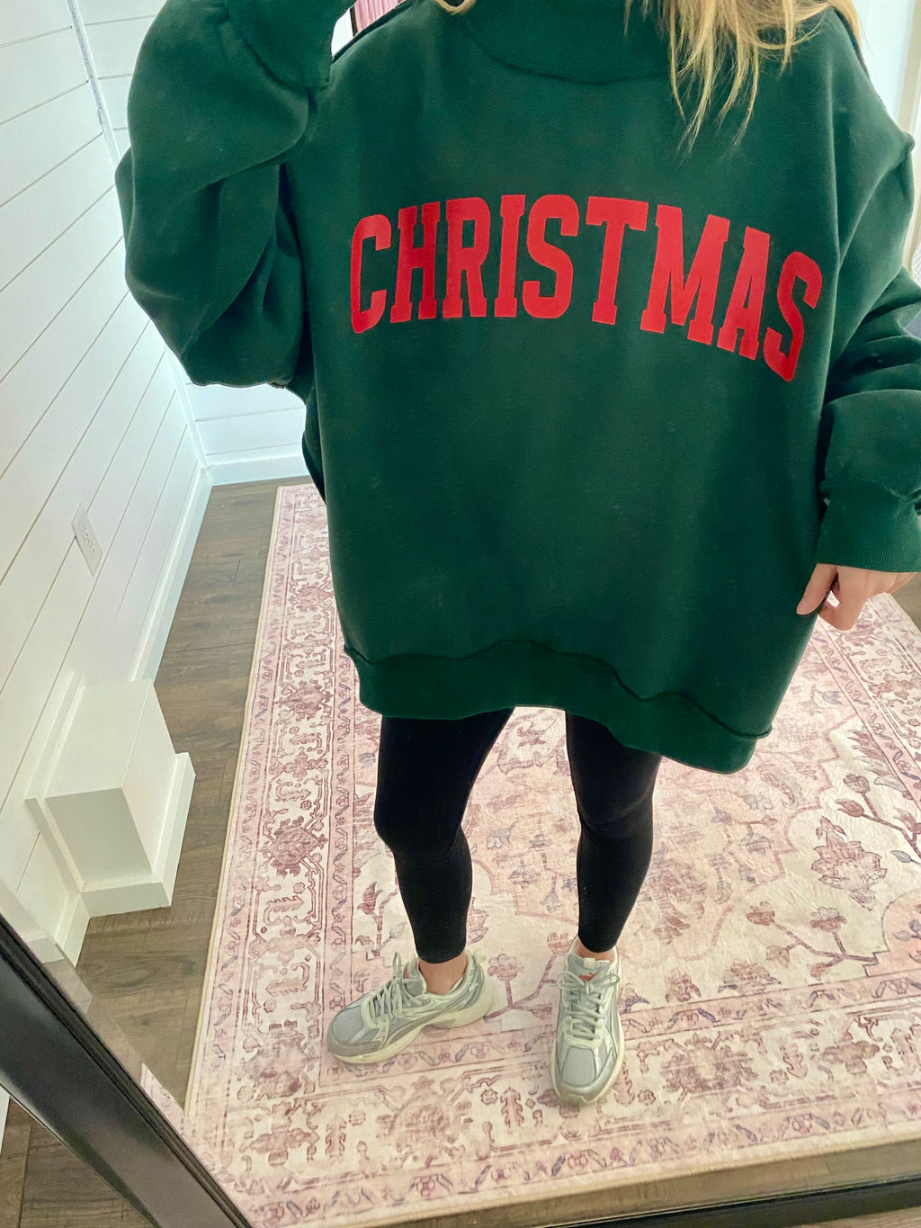 Christmas Reversible Mockneck