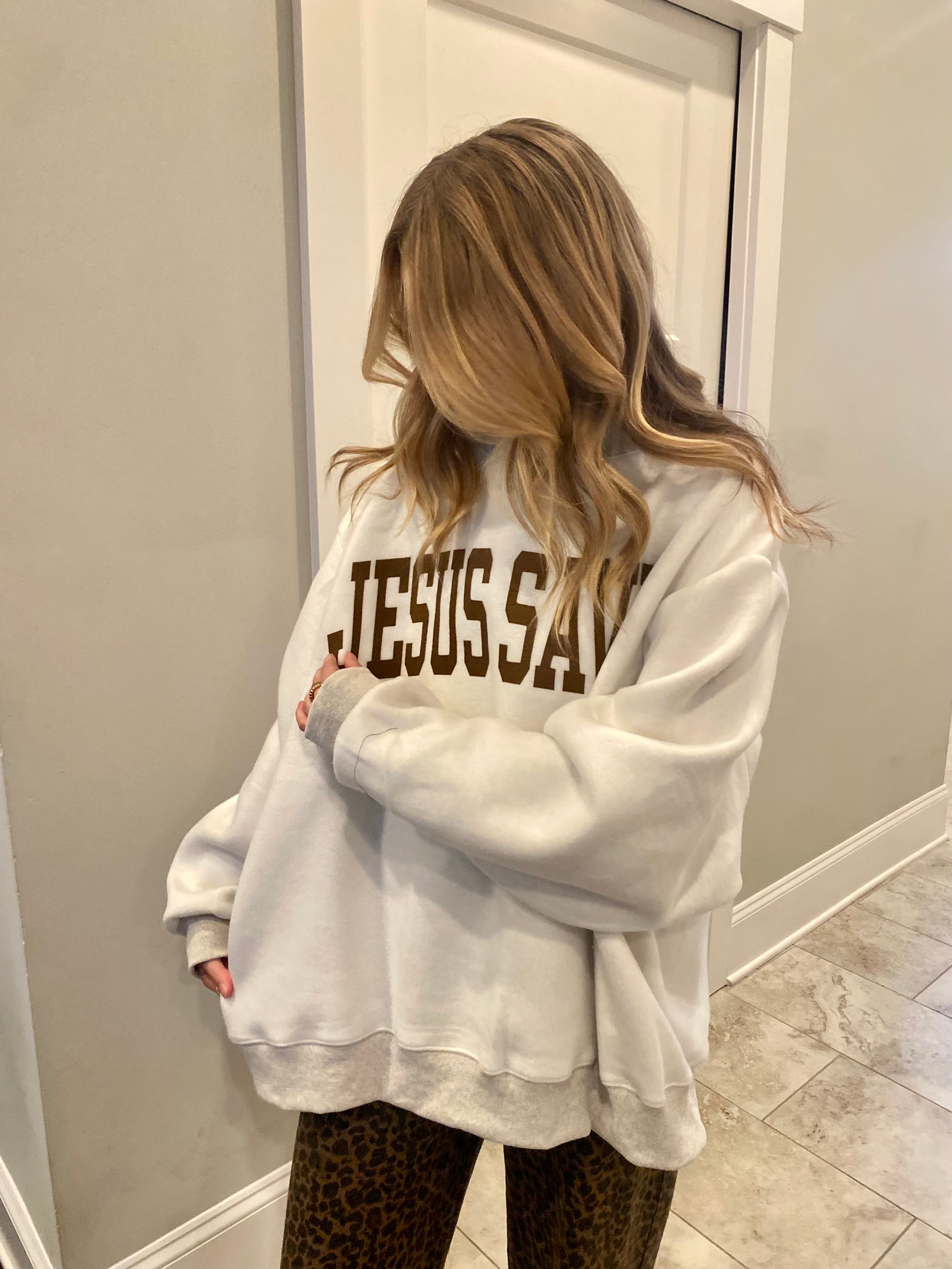 Jesus Saves Reversible Mockneck