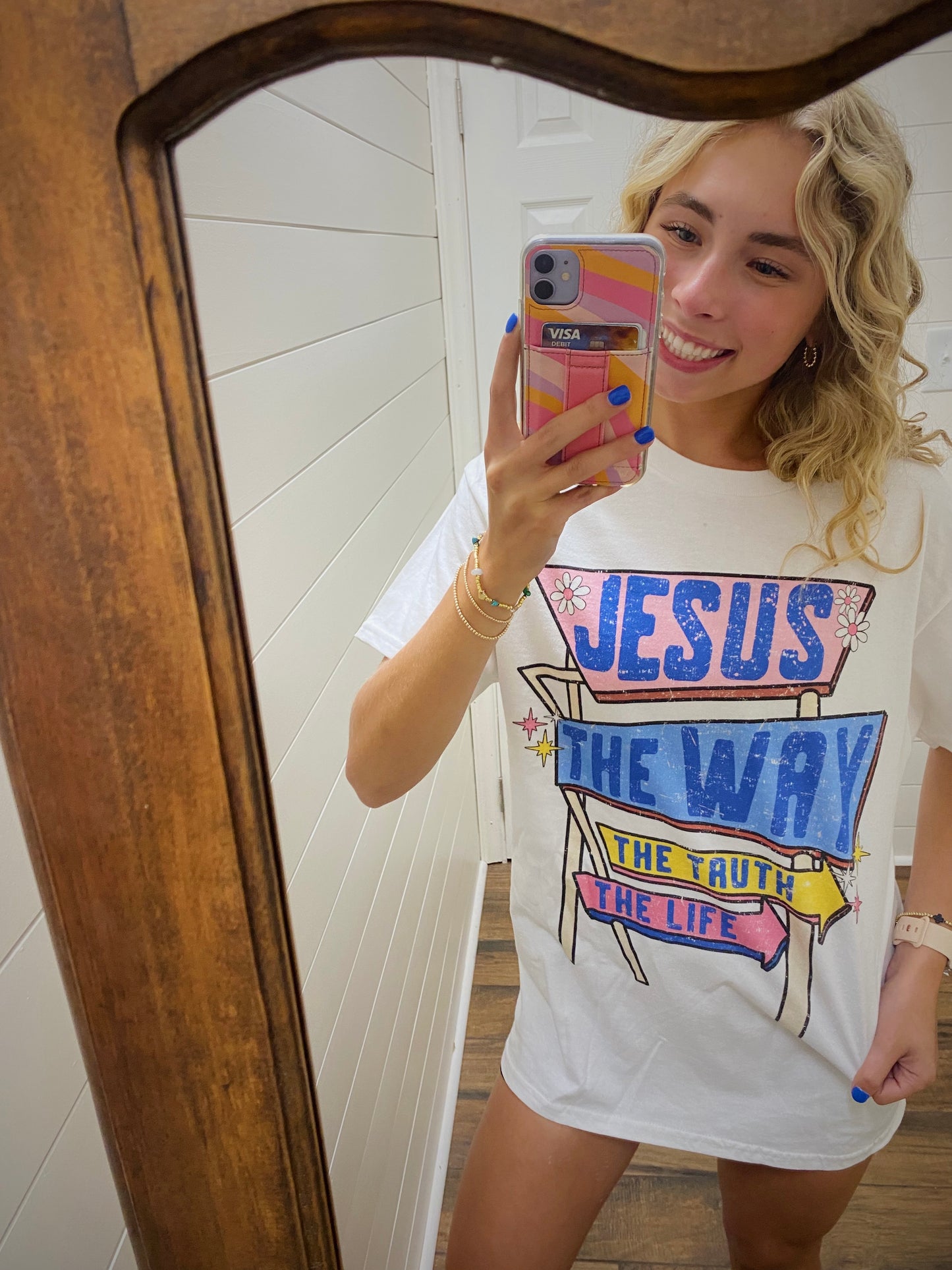 Jesus the Way the Truth Oversized Graphic Tee