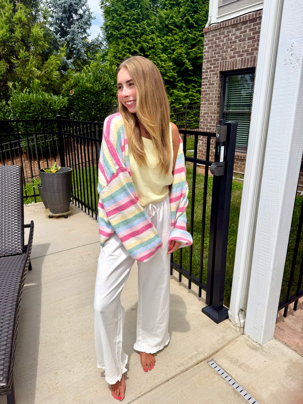 Sunshine Stripes Cardigan