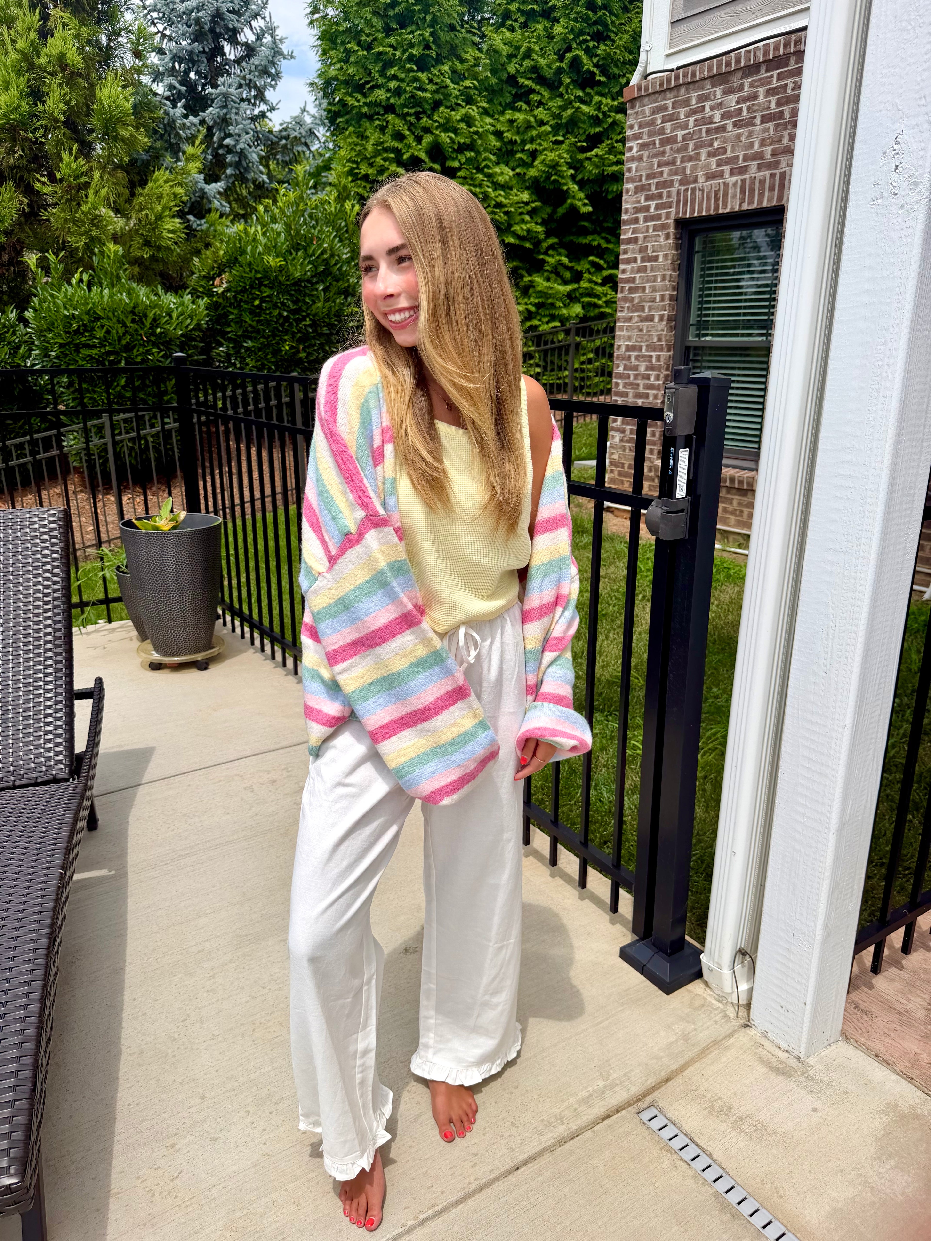 Sunshine Stripes Cardigan