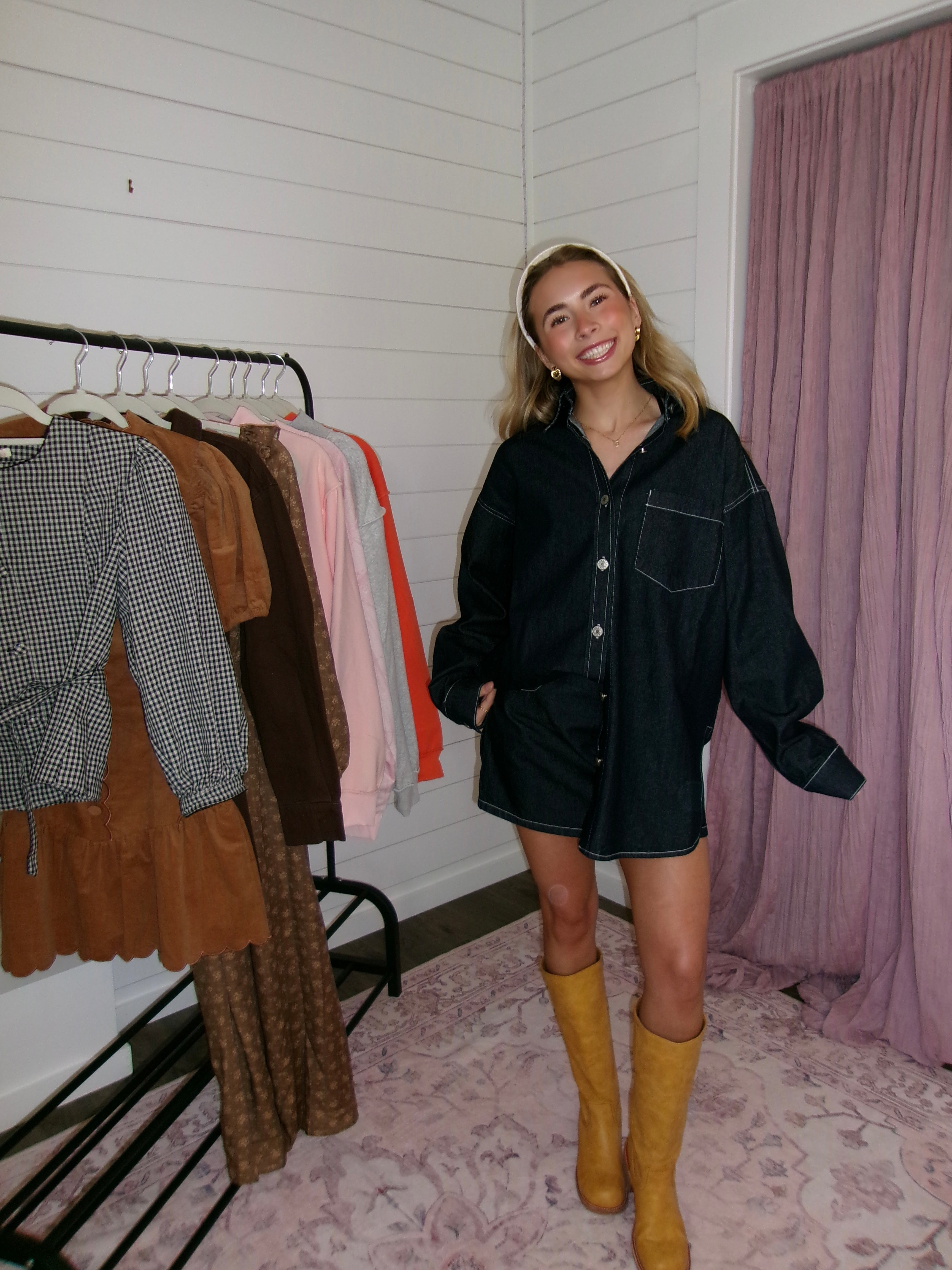 Darling Denim Matching Set