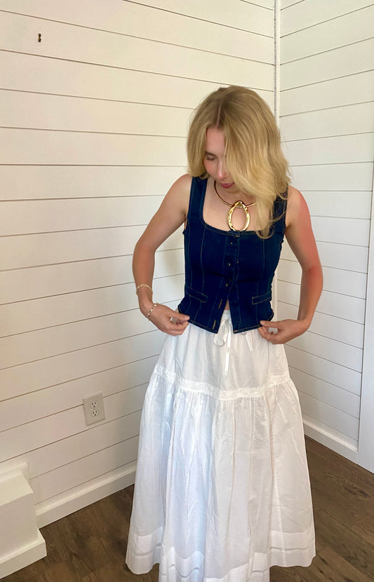 Darling Denim Top