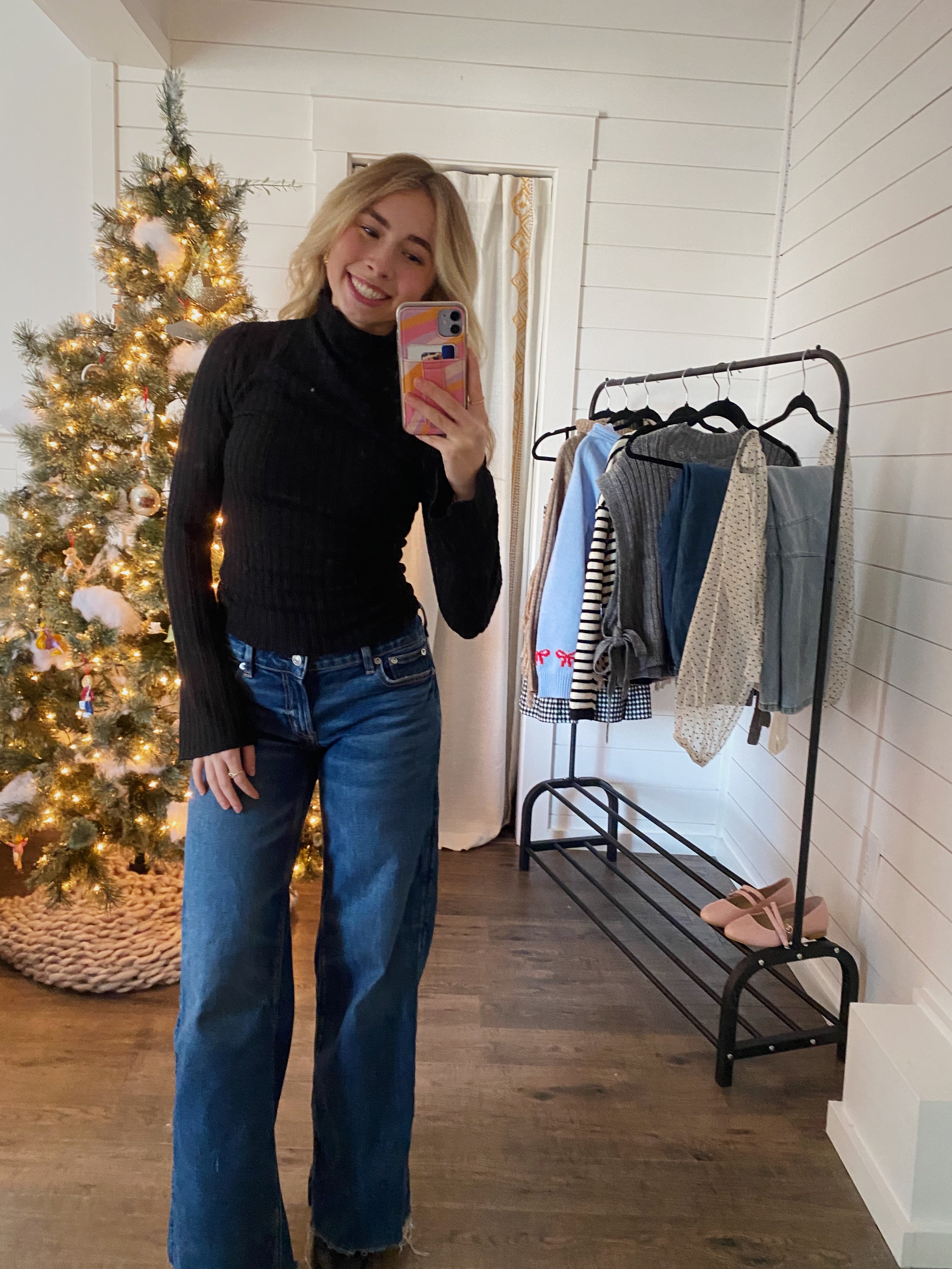 High Neck Knit Sweater