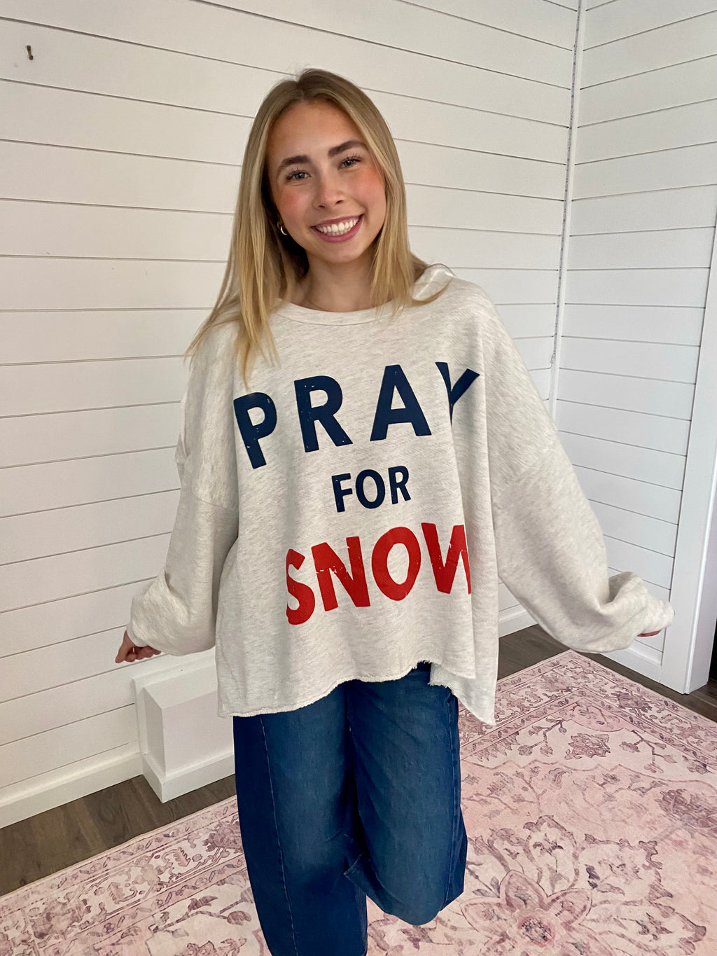 Pray For Snow Sweatshirt