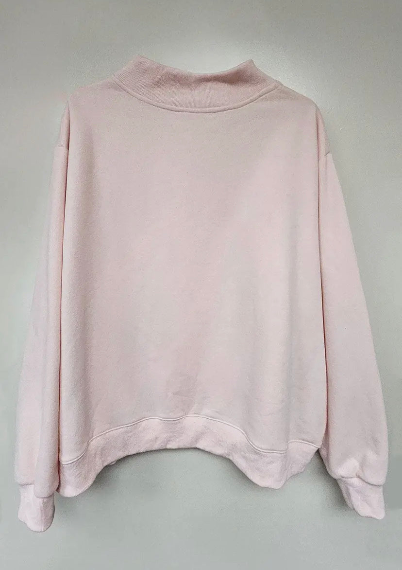 Blessed Baby Pink Mockneck