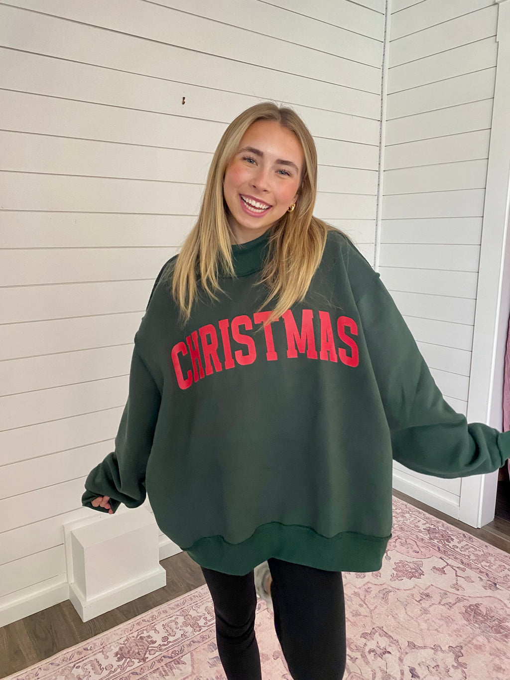 Christmas Reversible Mockneck