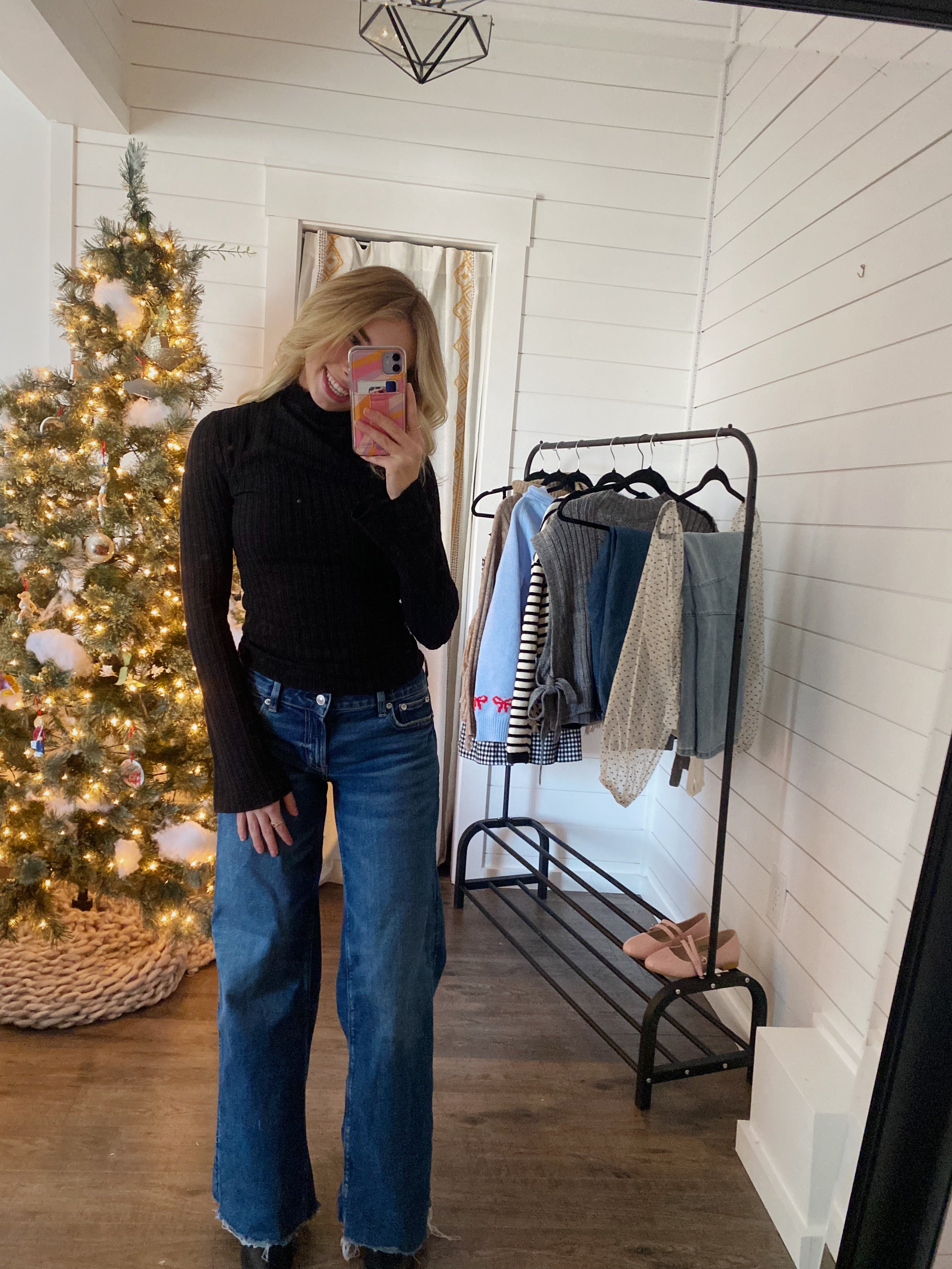 High Neck Knit Sweater