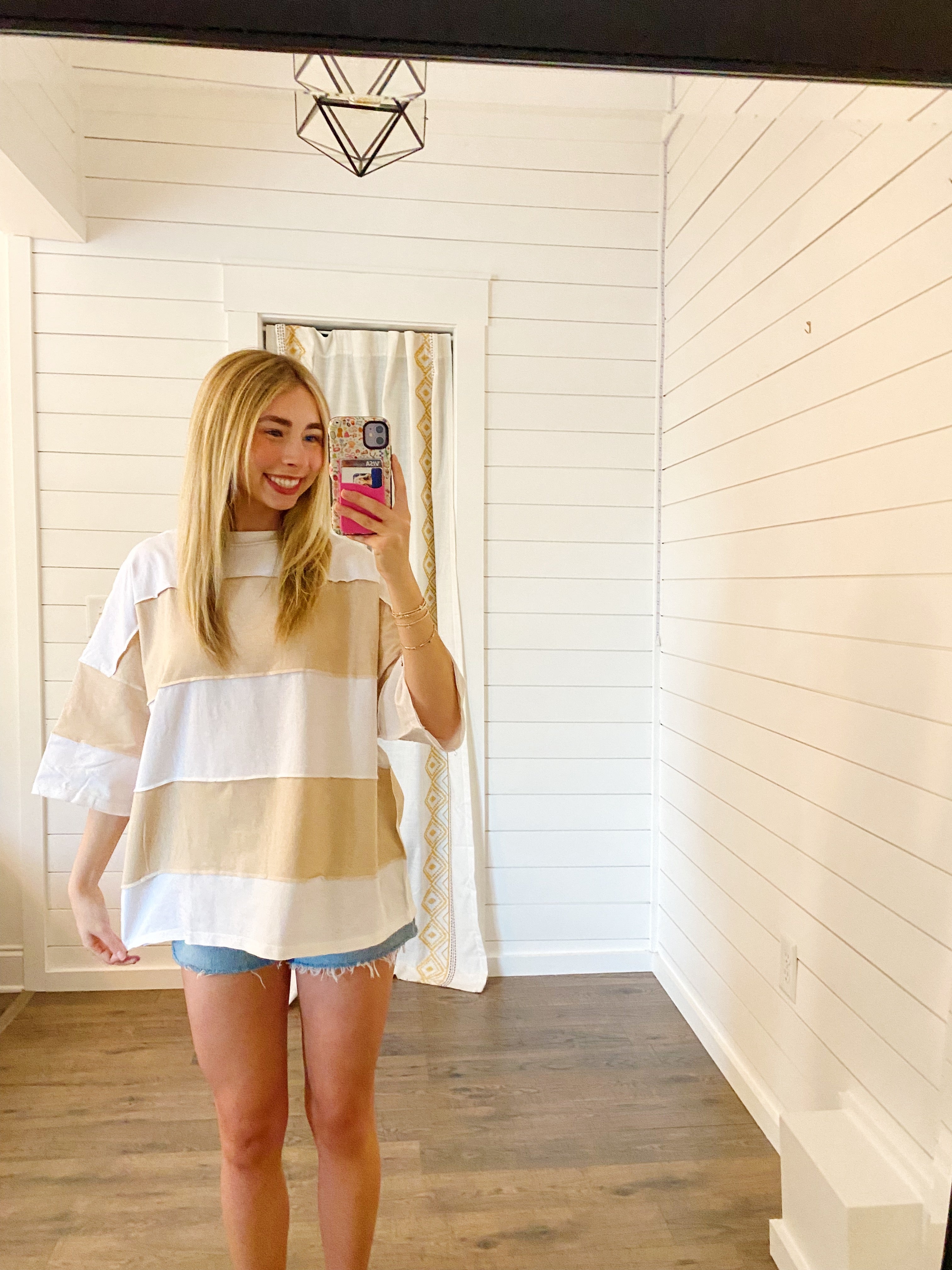 Colorblock Oversized Tee