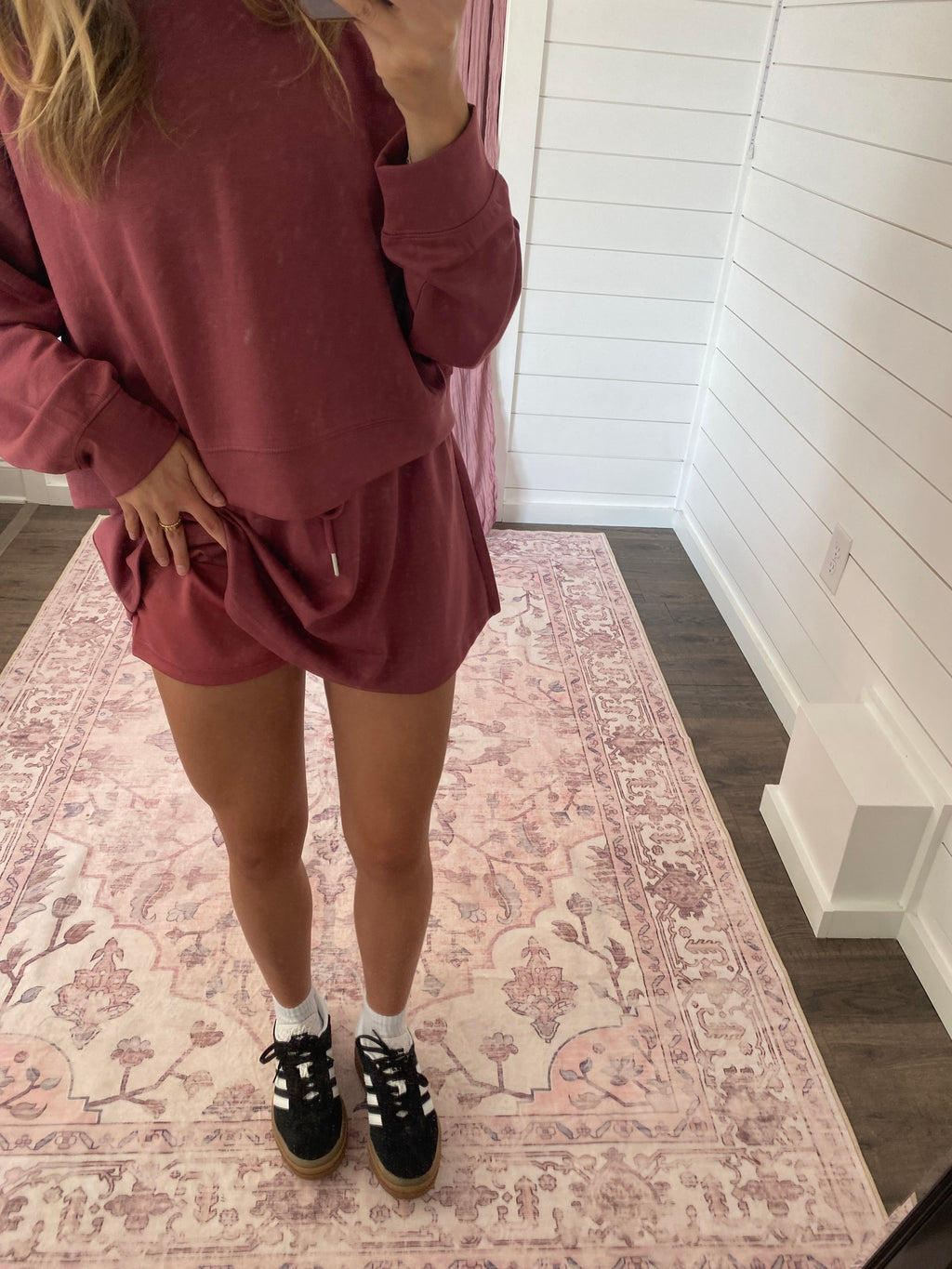 Dusty Rose Skort Set