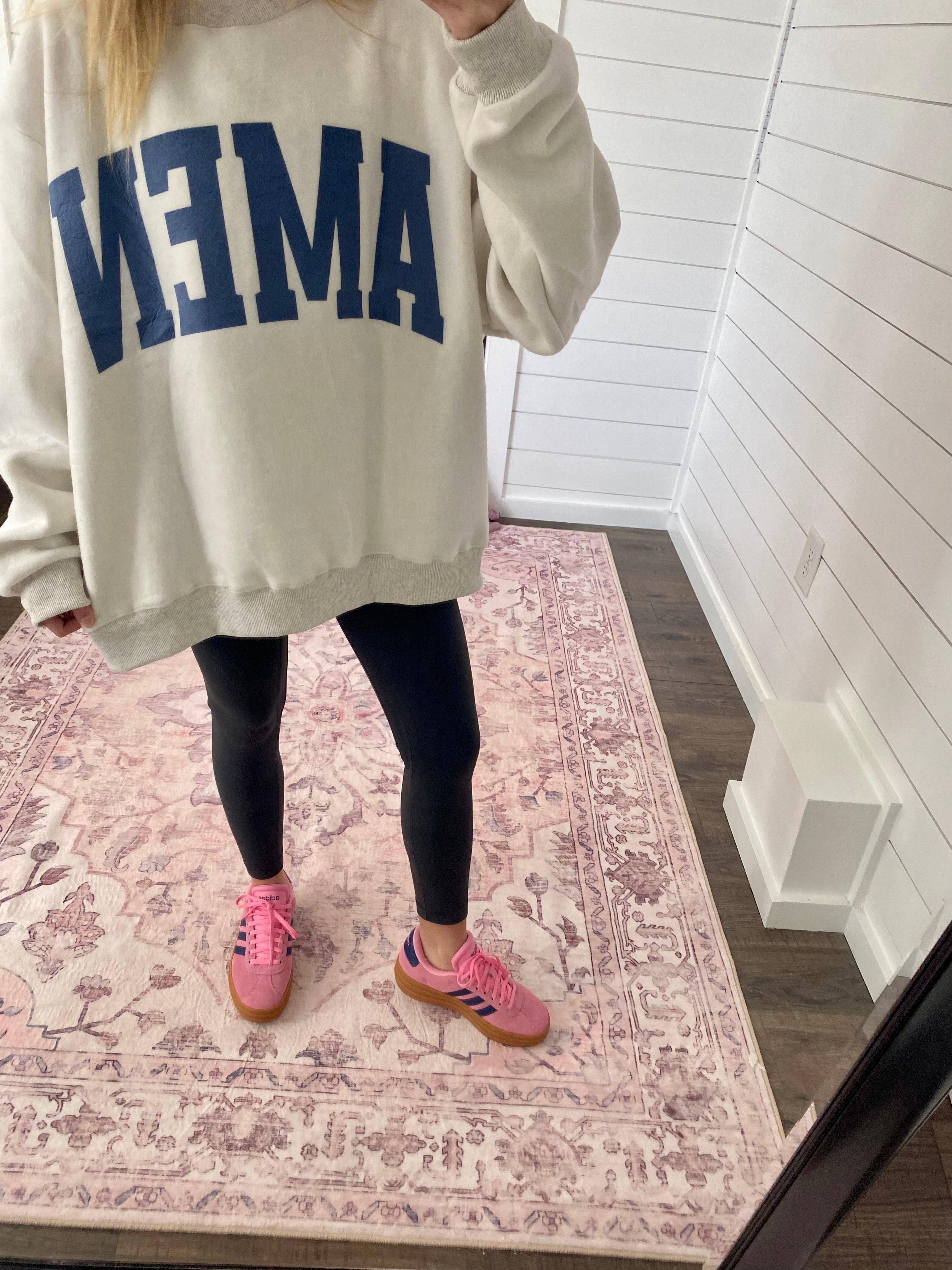 WWJD + Amen Reversible Mockneck