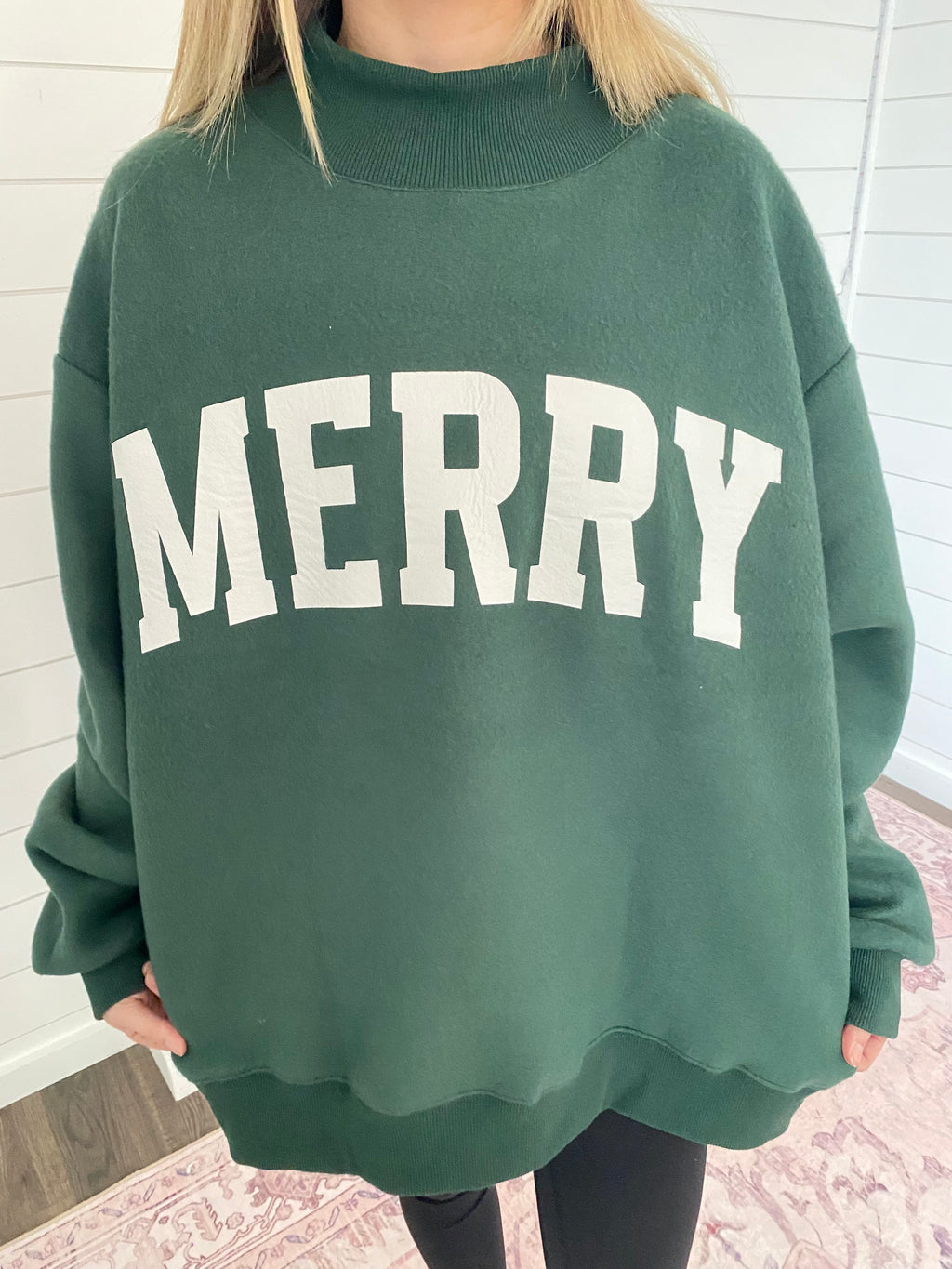 Christmas Reversible Mockneck