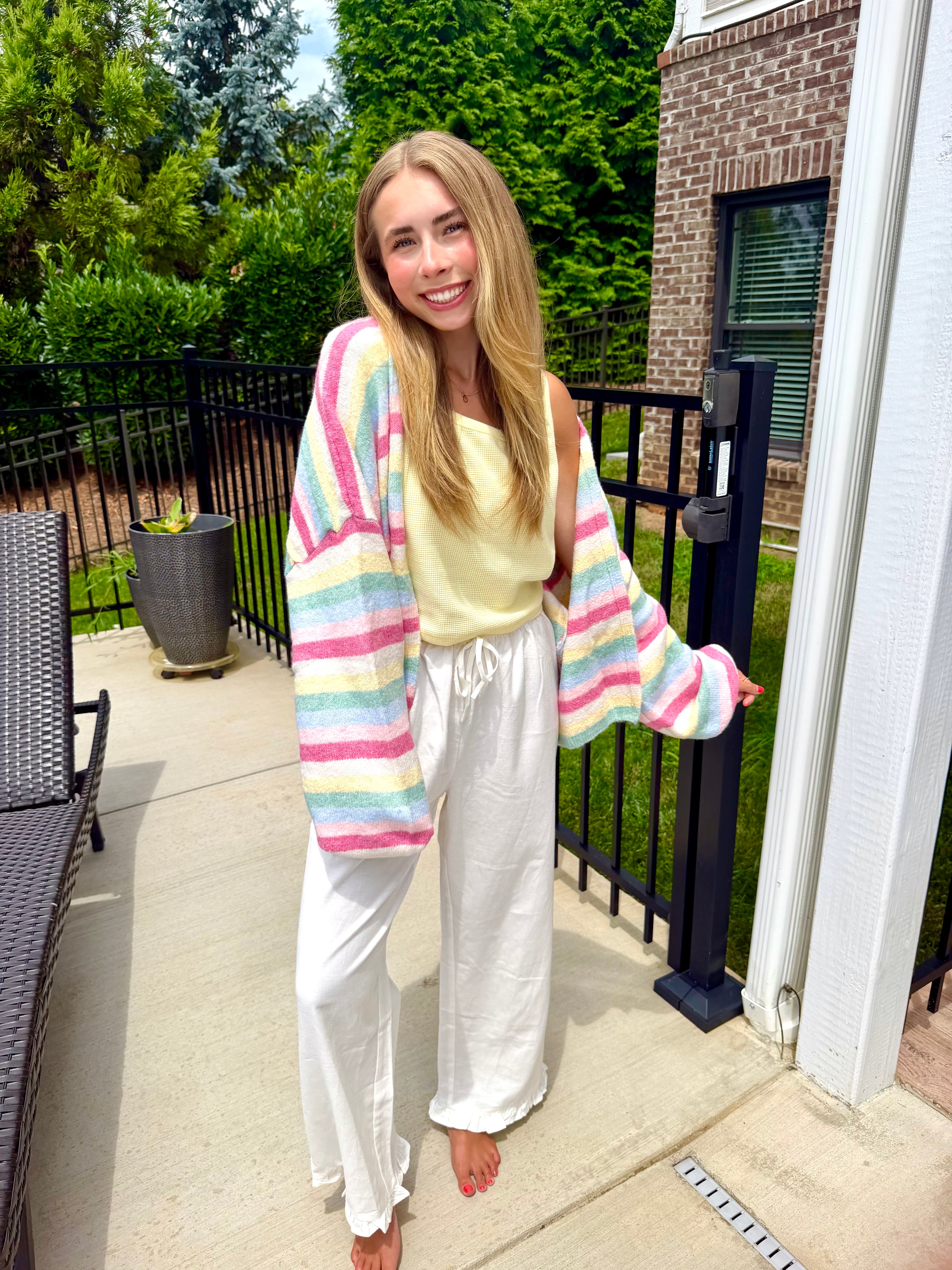 Sunshine Stripes Cardigan