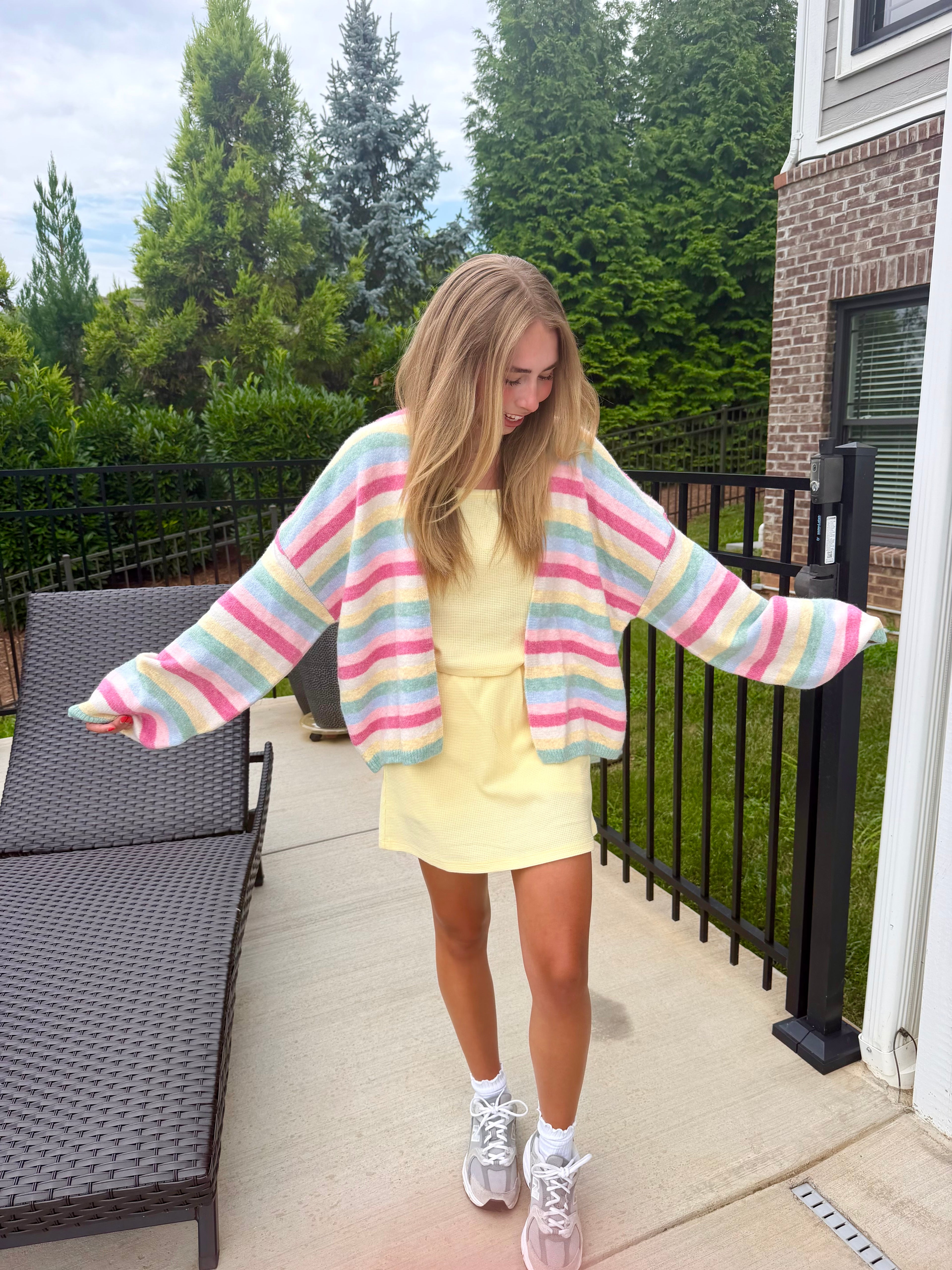 Sunshine Stripes Cardigan