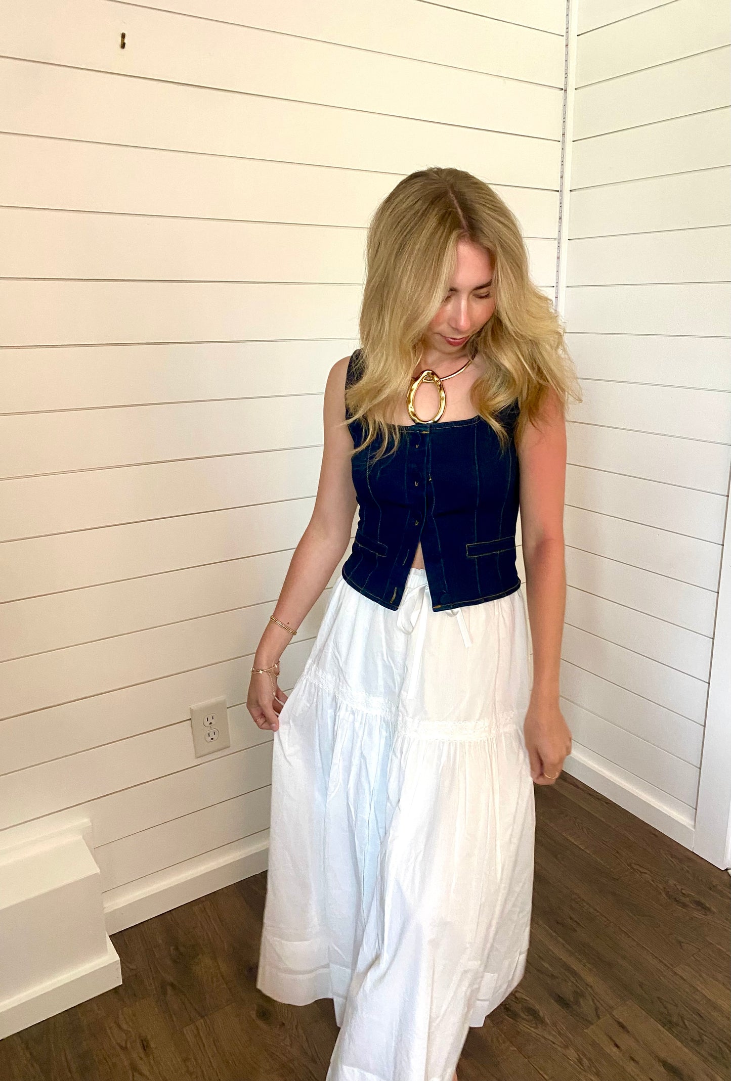 Darling Denim Top