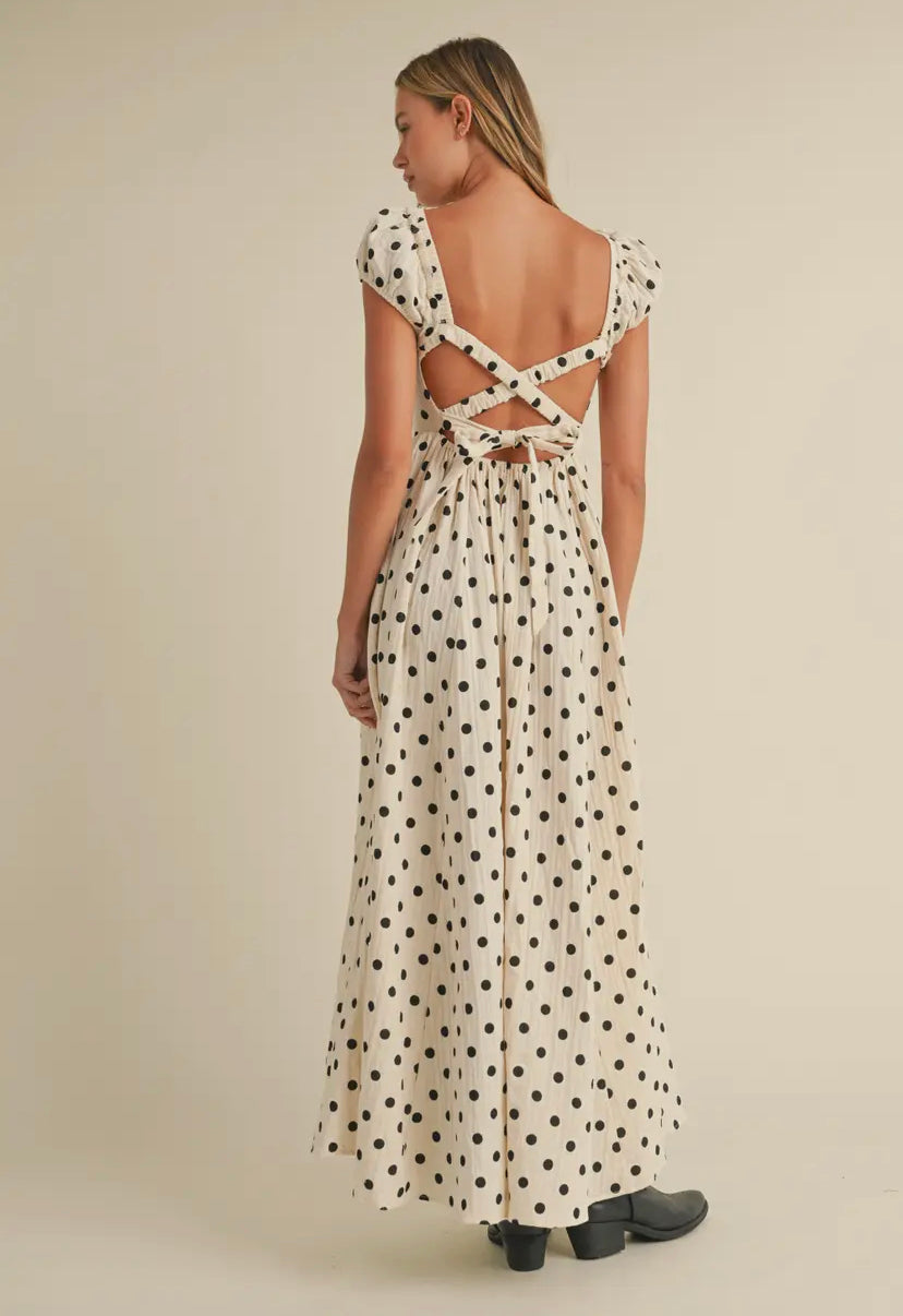 Perfect Polka Dot Maxi Dress