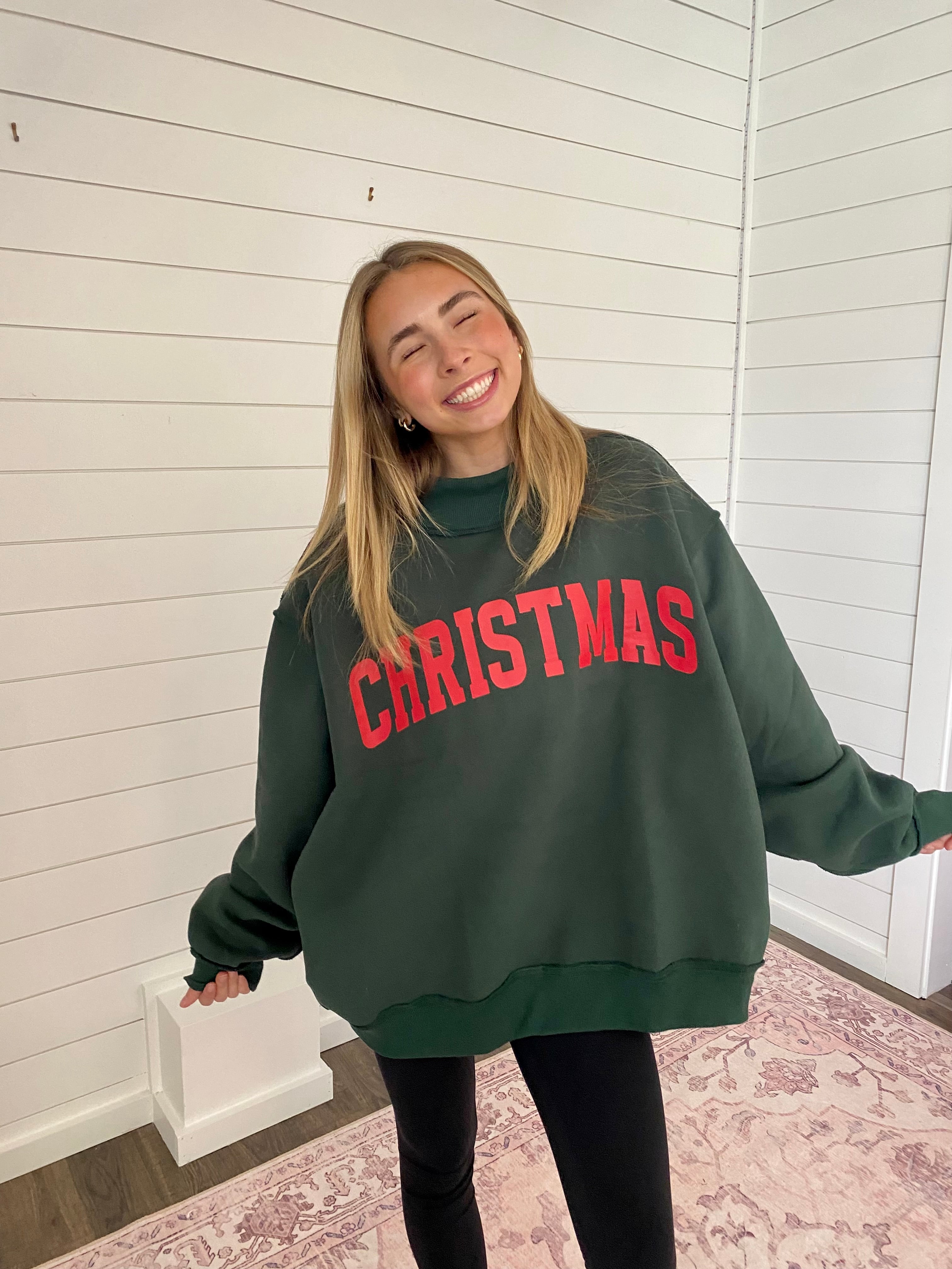 Christmas Reversible Mockneck