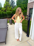 Ruffle Hem Pants