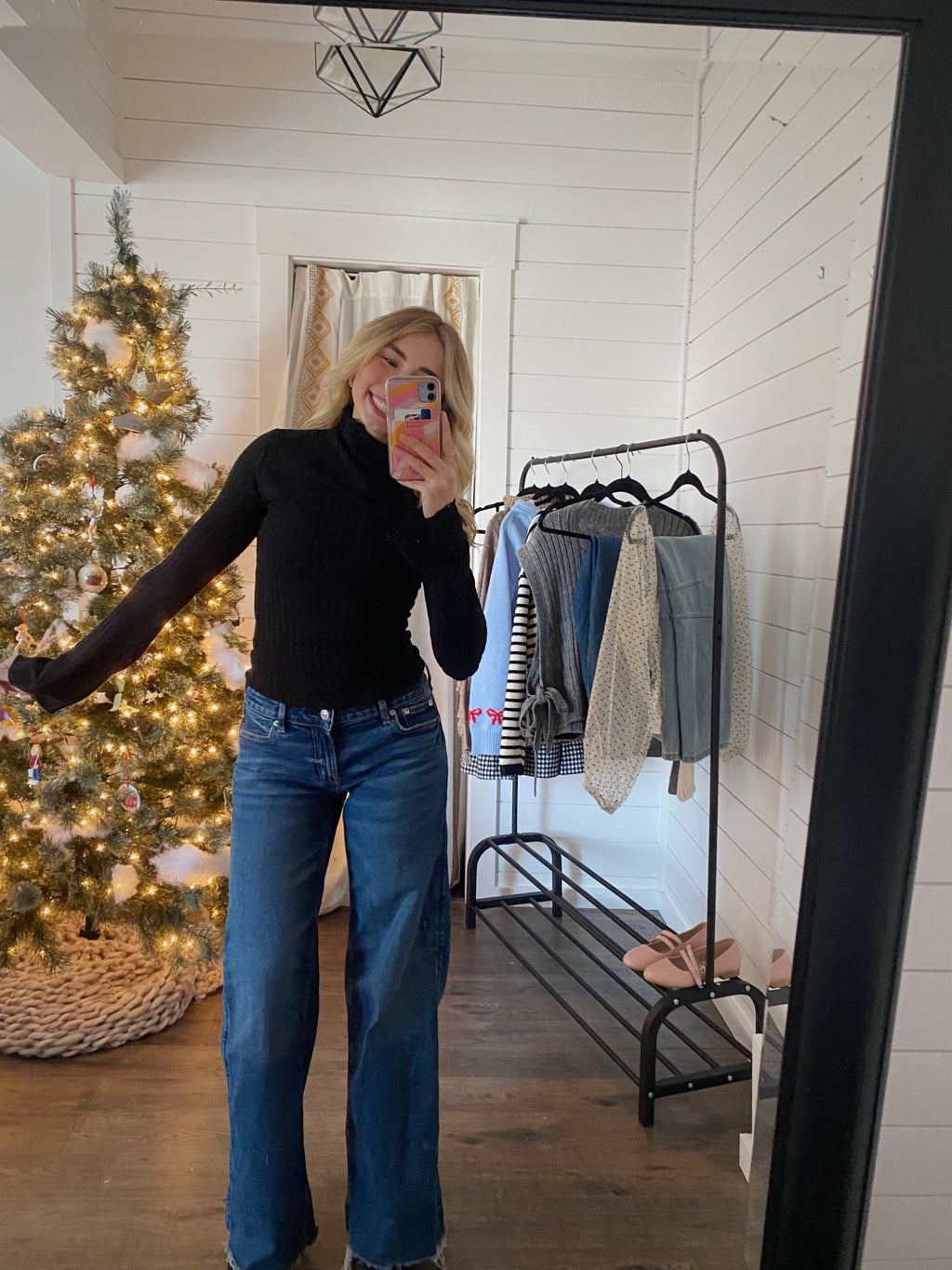 High Neck Knit Sweater