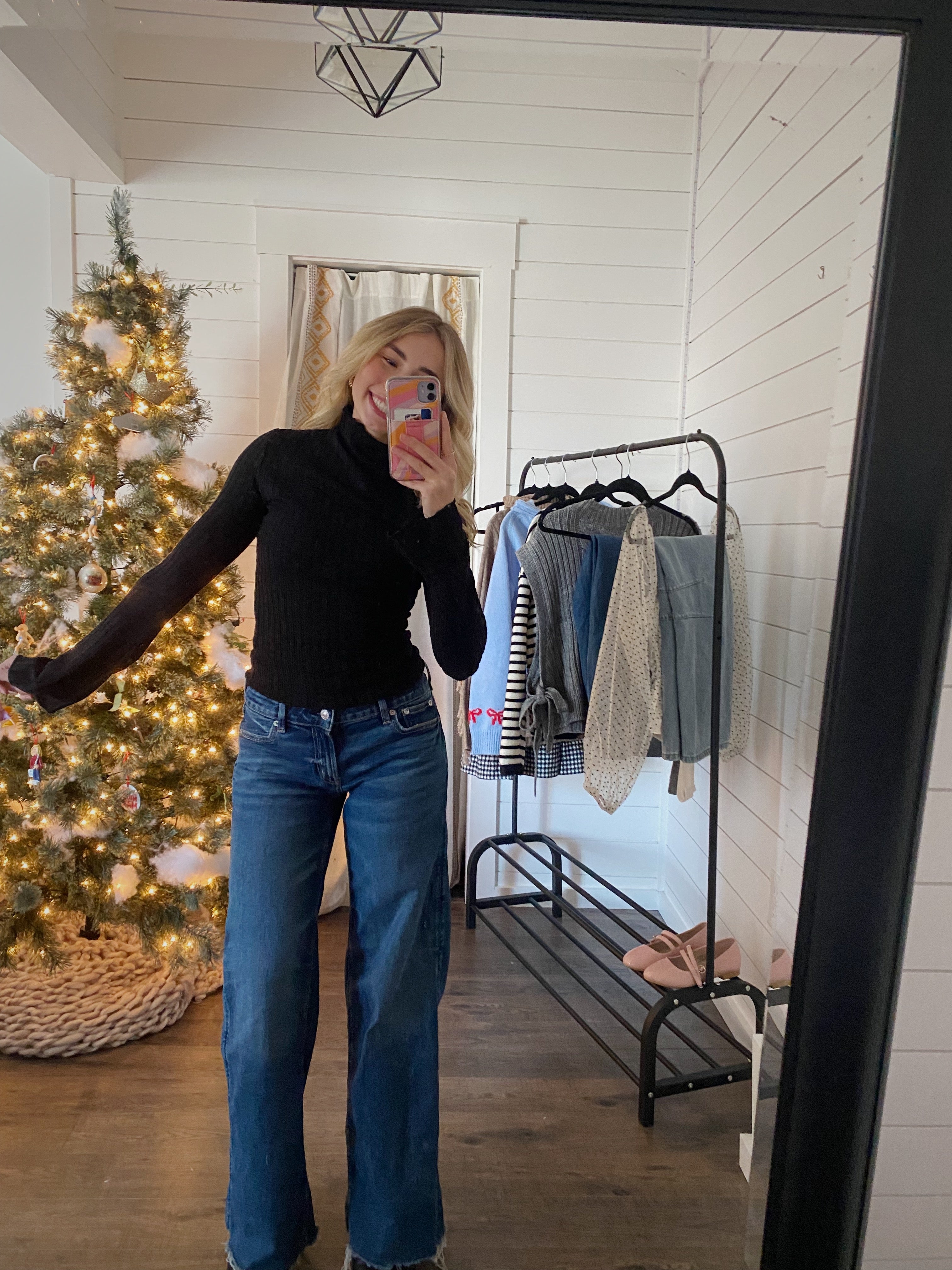 High Neck Knit Sweater