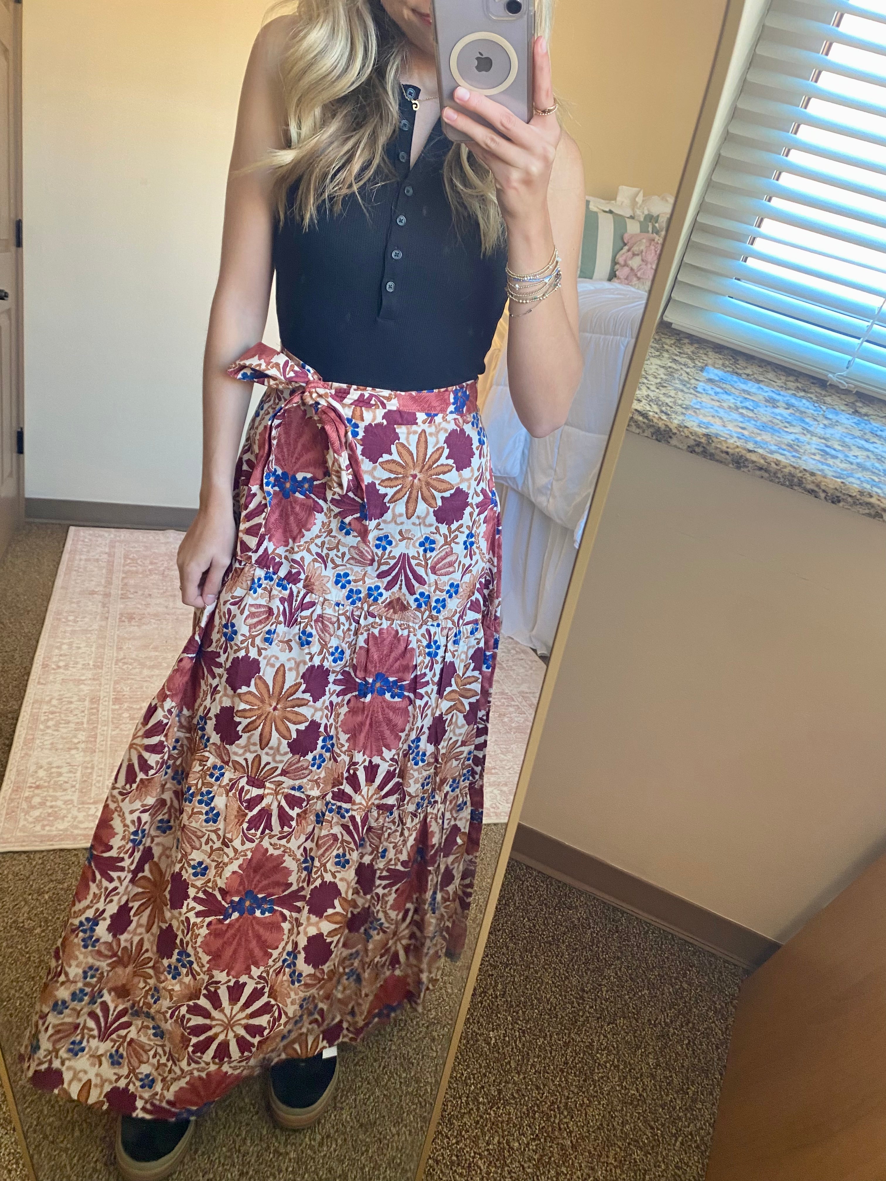 Justine Floral Skirt