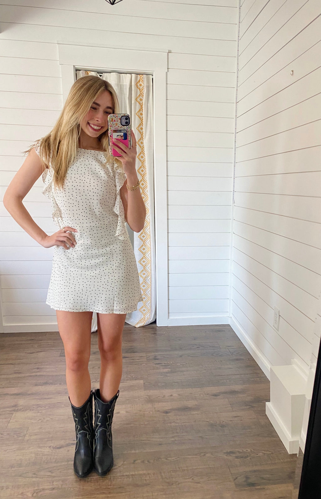 Diana Polka Dot Mini Dress